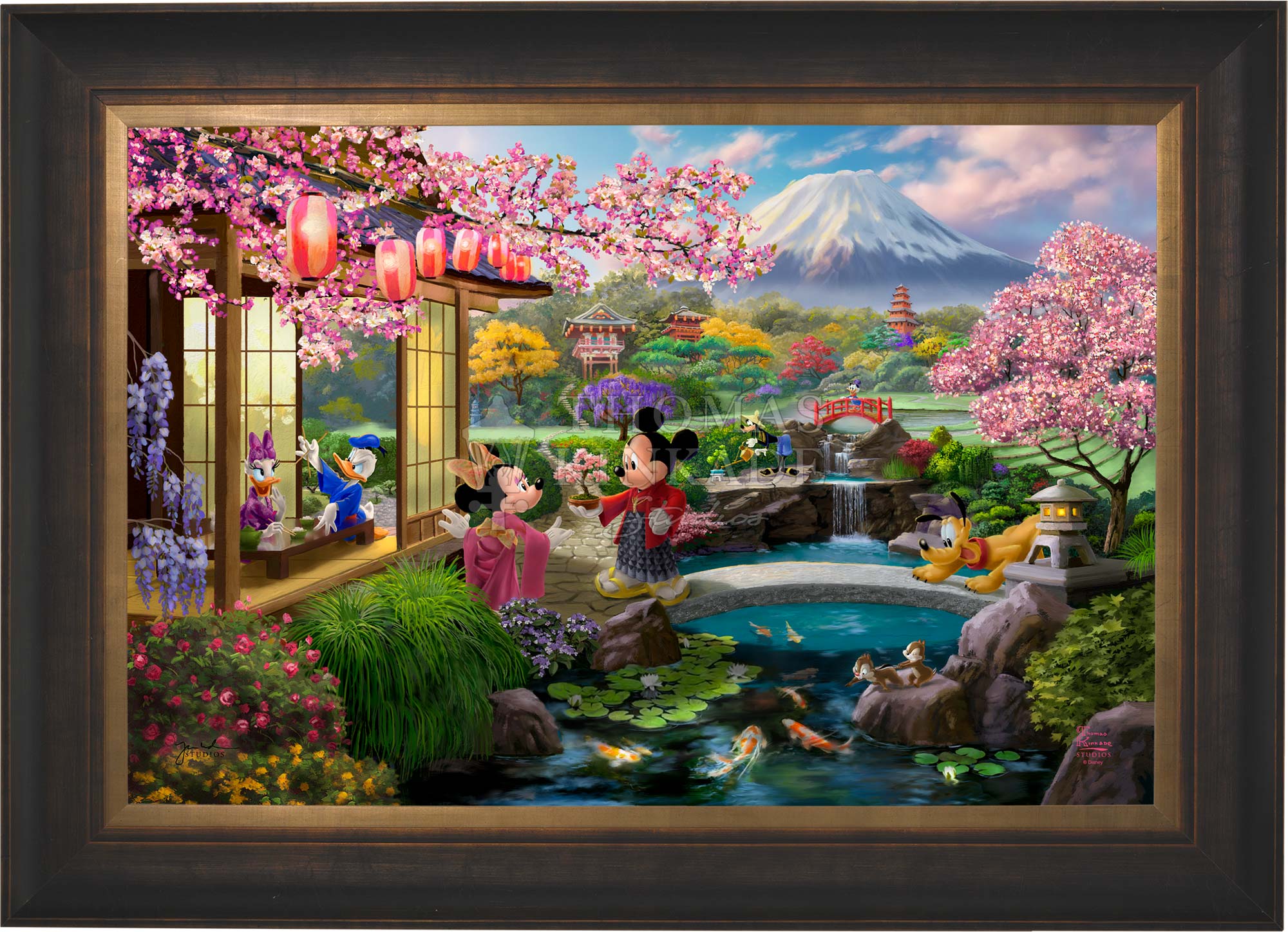 Disney Mickey and Minnie in Japan - Limited Edition Canvas - Image 11