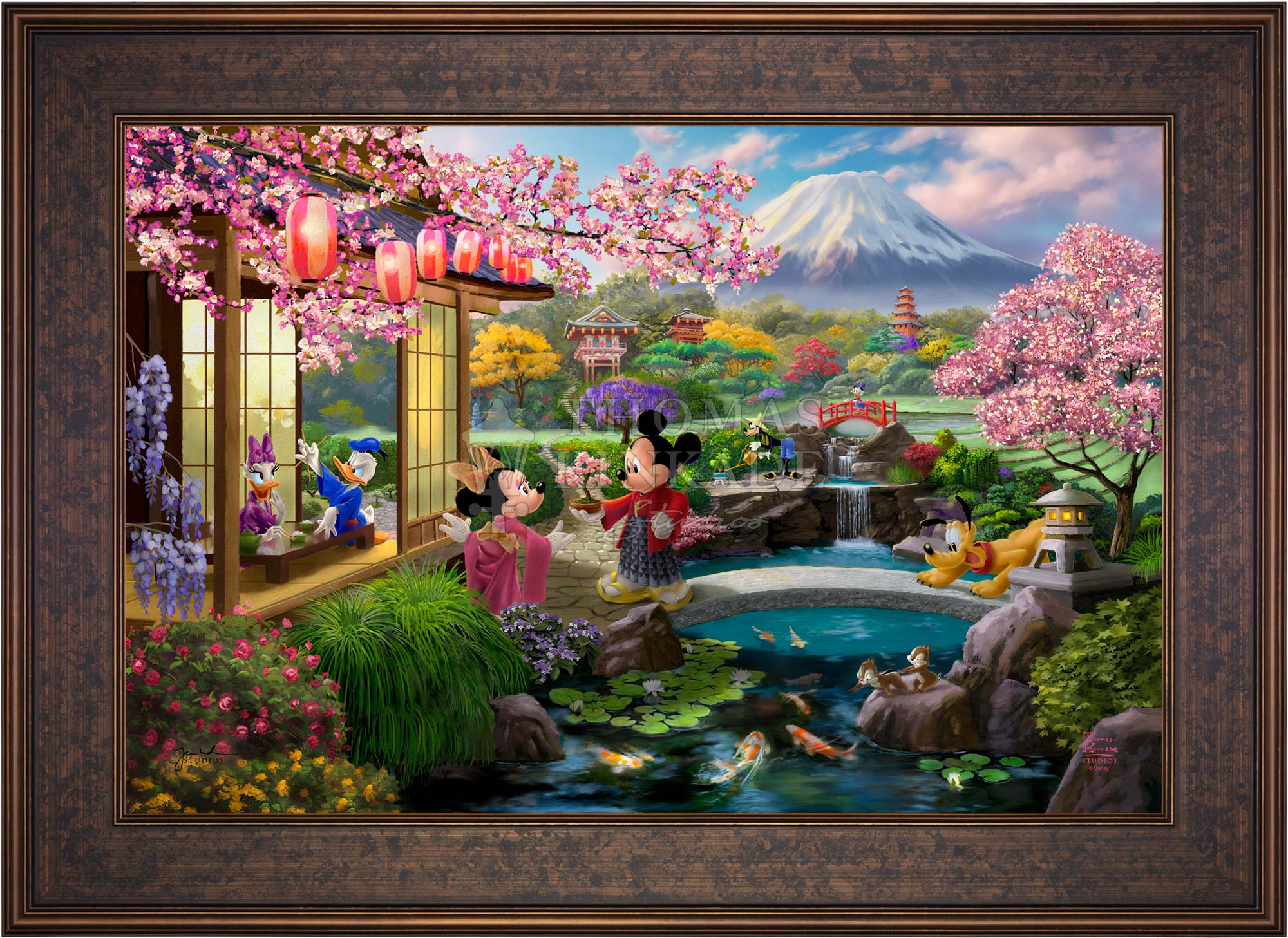 Disney Mickey and Minnie in Japan - Limited Edition Canvas - Image 12