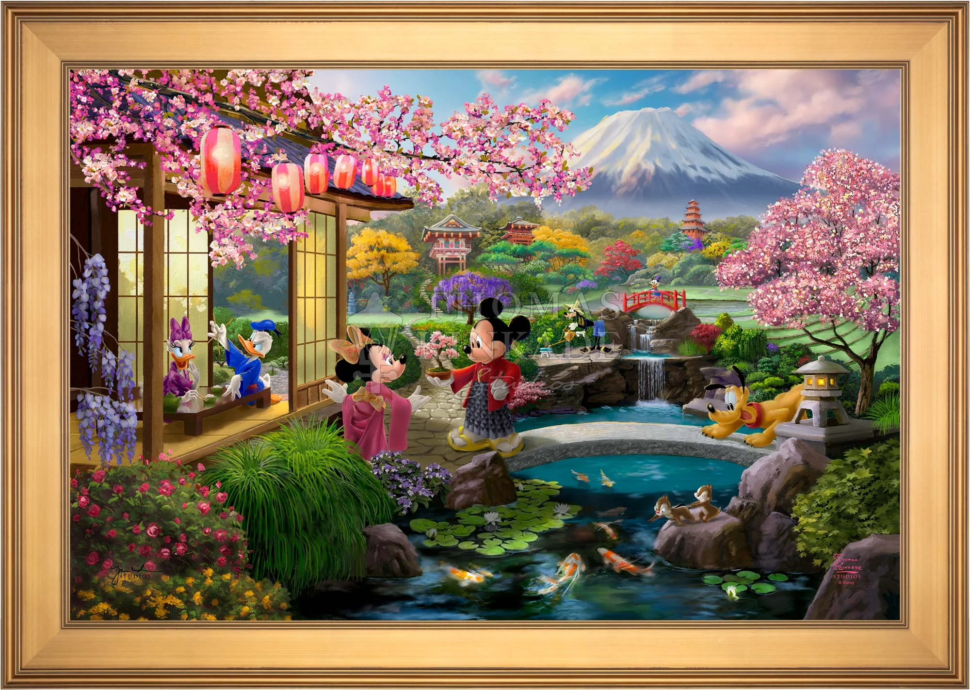Disney Mickey and Minnie in Japan - Limited Edition Canvas - Image 14