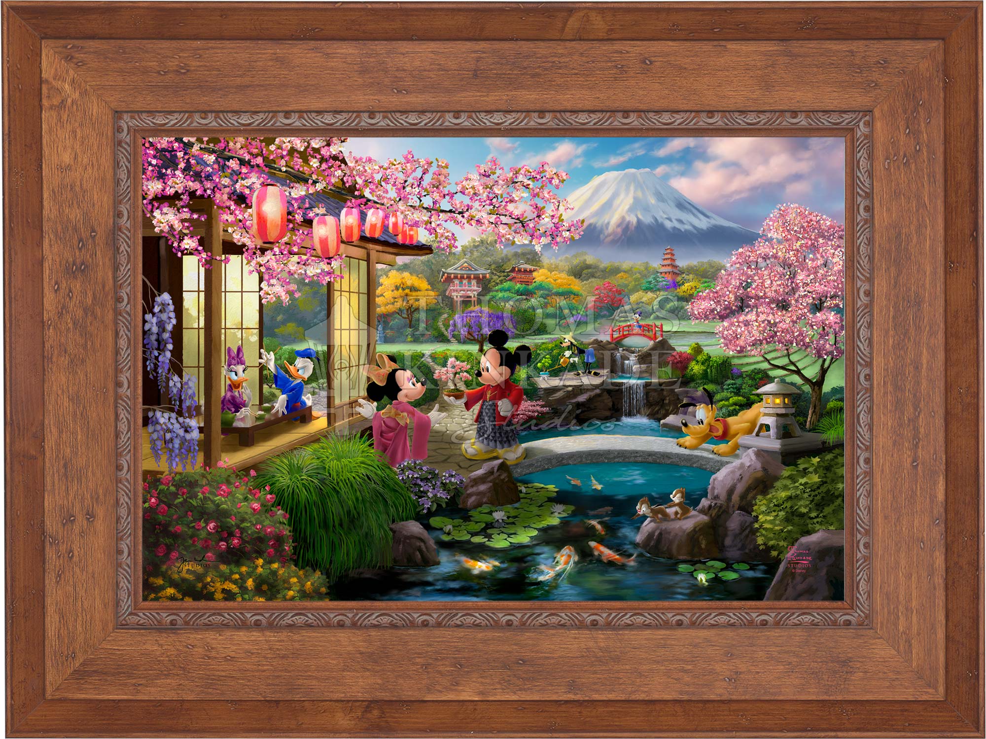 Disney Mickey and Minnie in Japan - Limited Edition Canvas - Image 15