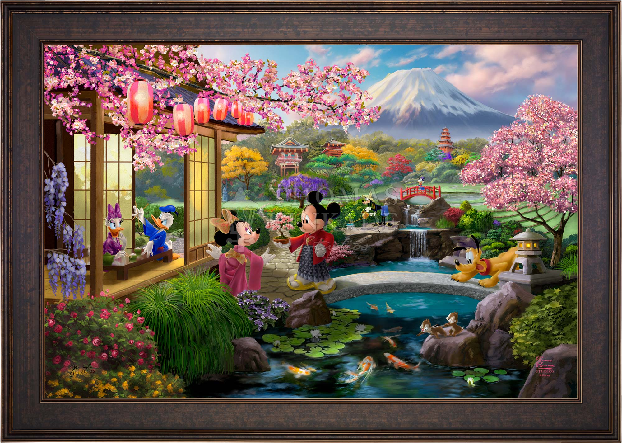 Disney Mickey and Minnie in Japan - Limited Edition Canvas - Image 17