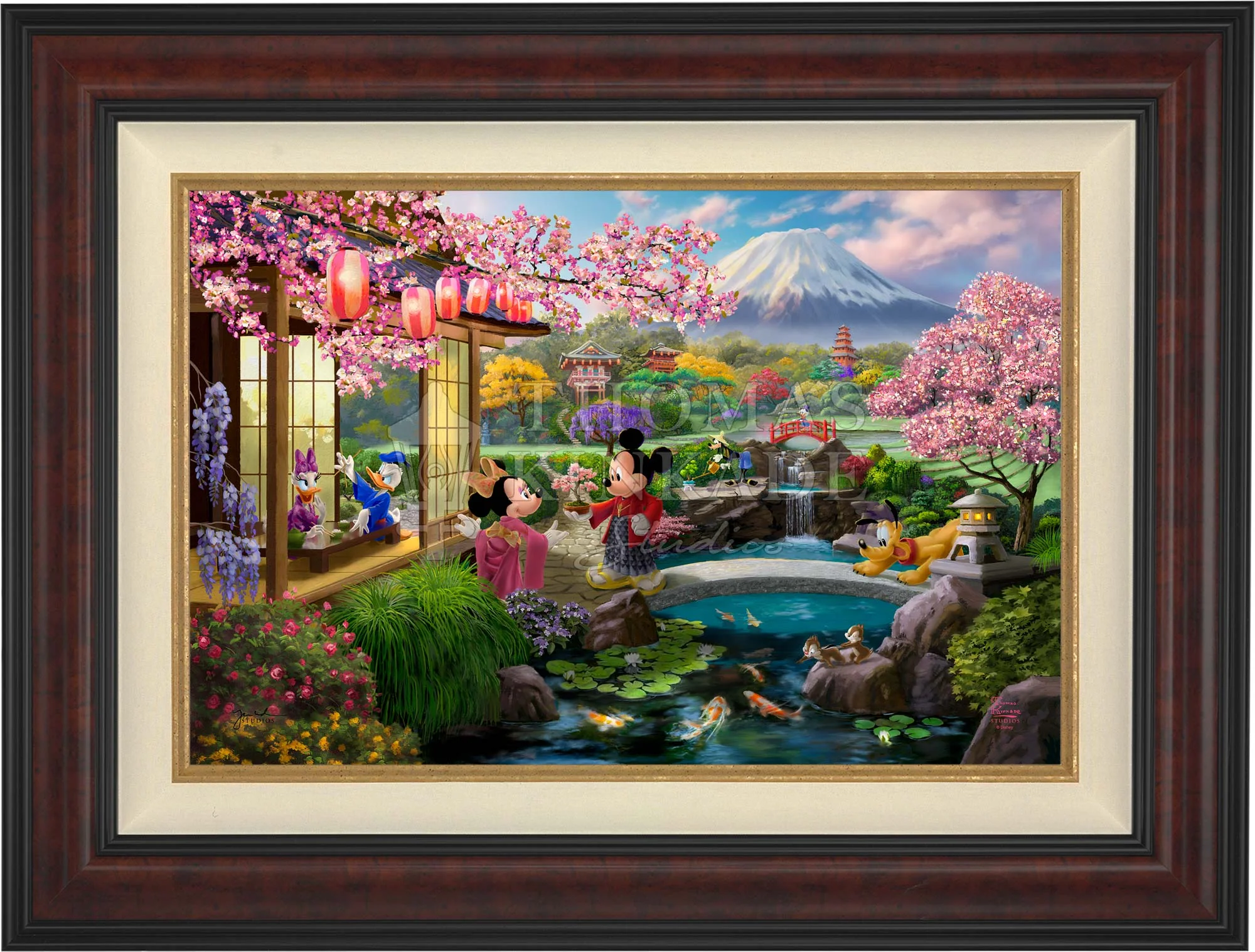 Disney Mickey and Minnie in Japan - Limited Edition Canvas - Image 4