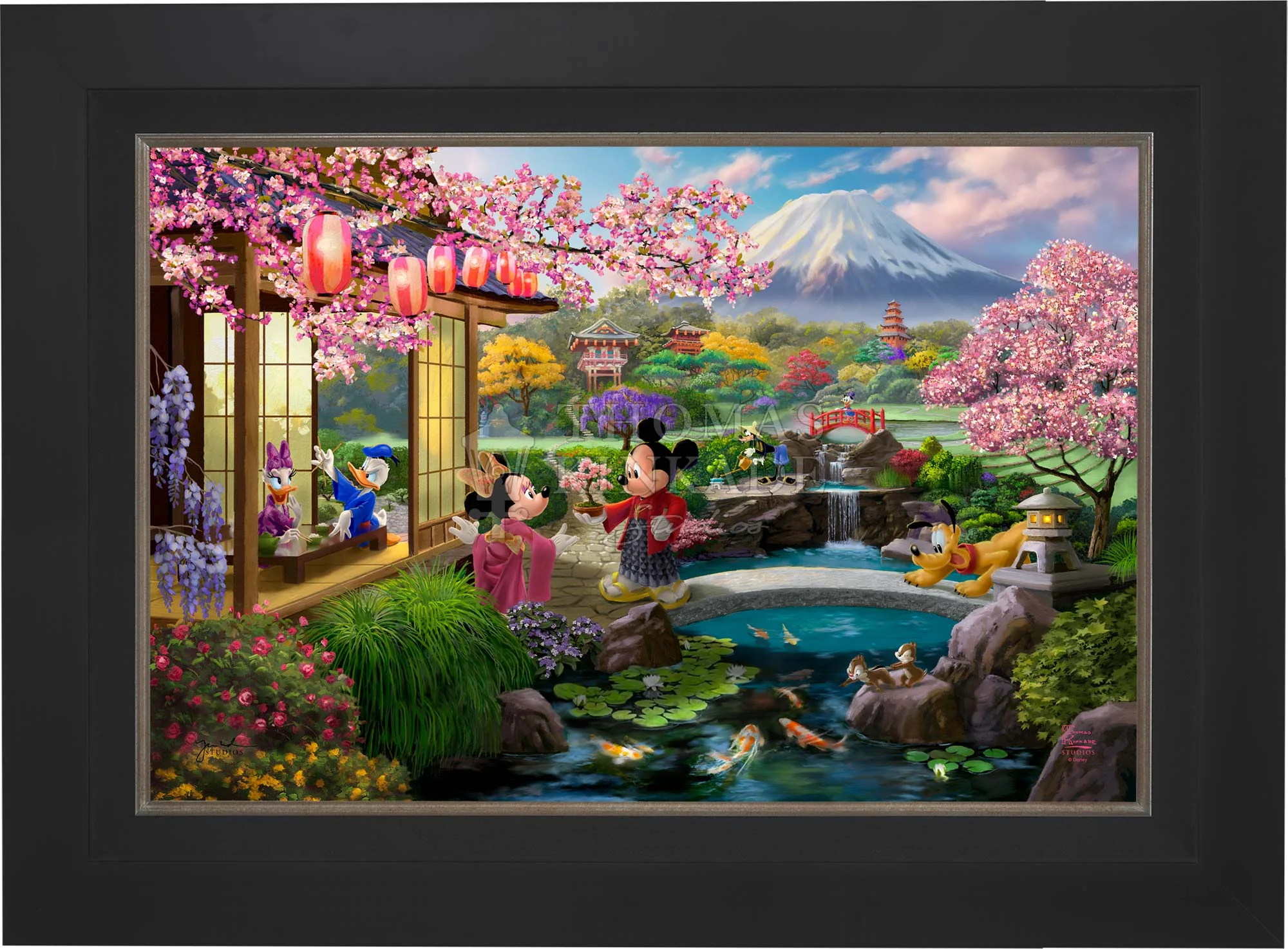 Disney Mickey and Minnie in Japan - Limited Edition Canvas - Image 8