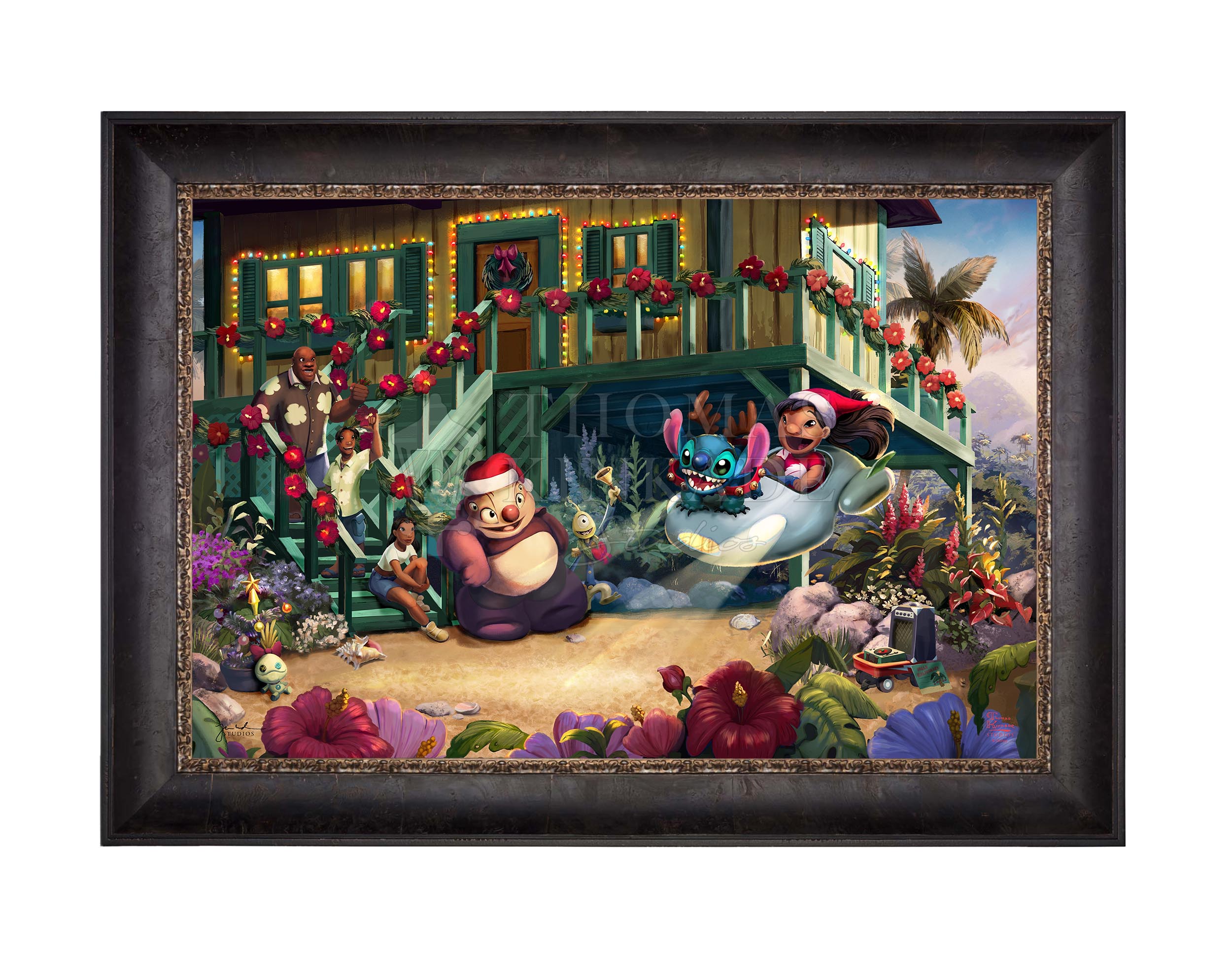 Disney Lilo and Stitch Aloha Christmas - Limited Edition Canvas - Image 15
