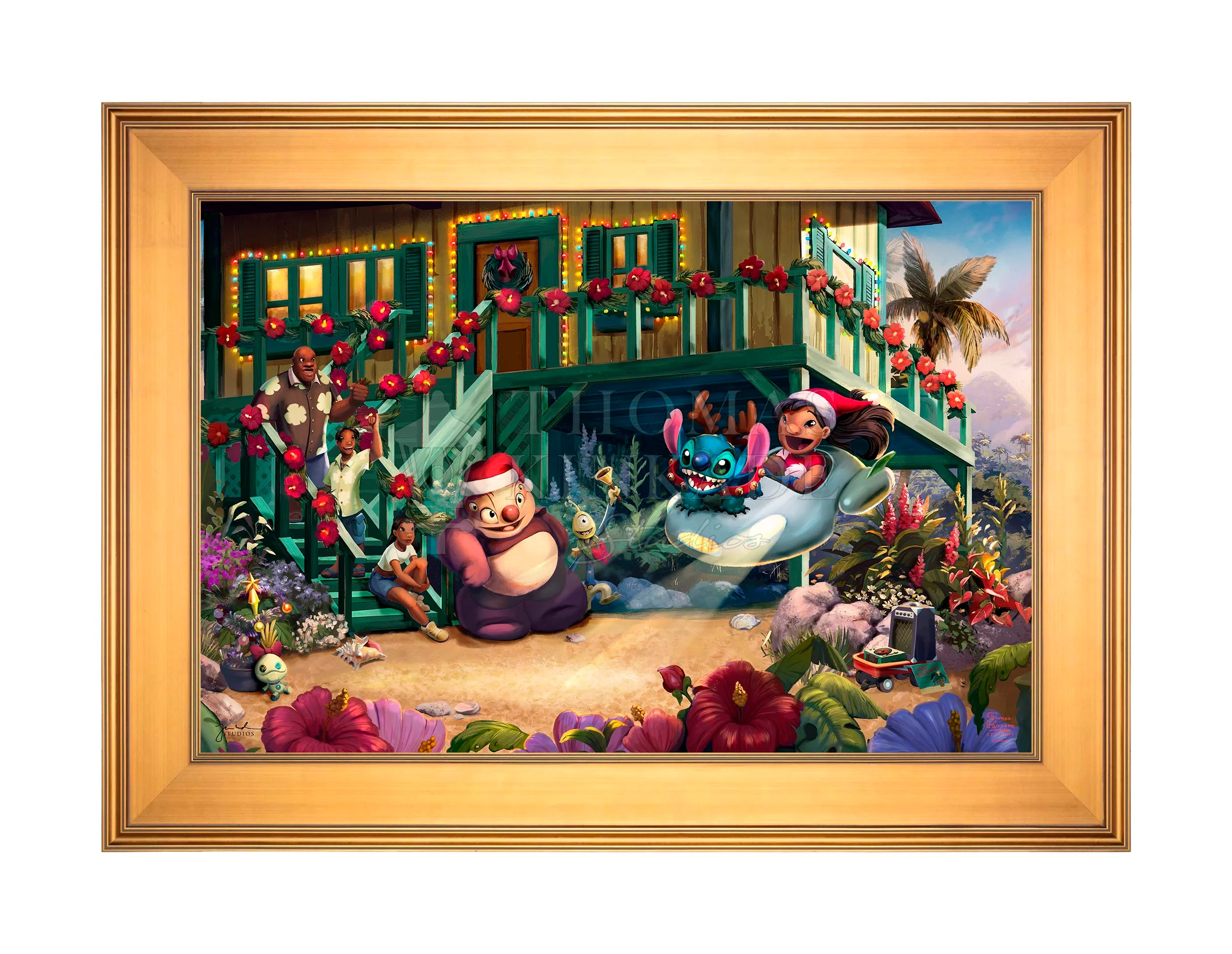 Disney Lilo and Stitch Aloha Christmas - Limited Edition Canvas - Image 16