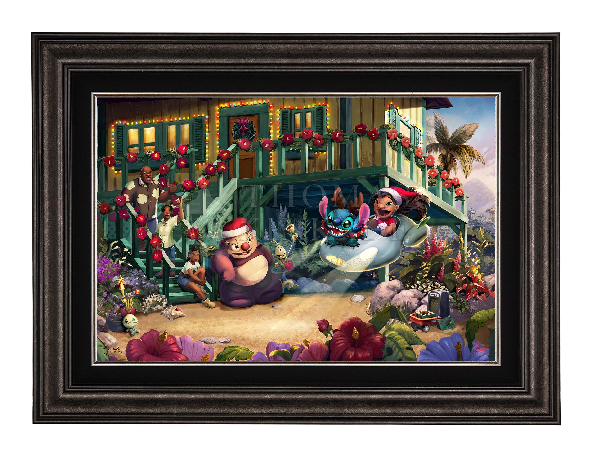 Disney Lilo and Stitch Aloha Christmas - Limited Edition Canvas - Image 3