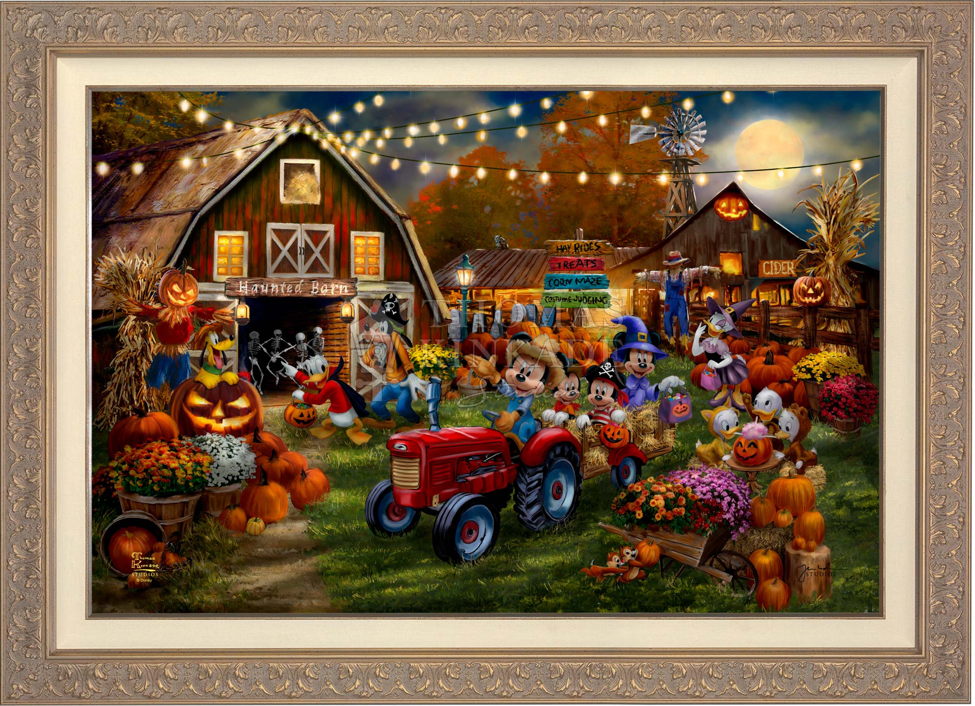 Disney Mickey and Minnie Pumpkin Festival - Limited Edition Canvas - Image 9