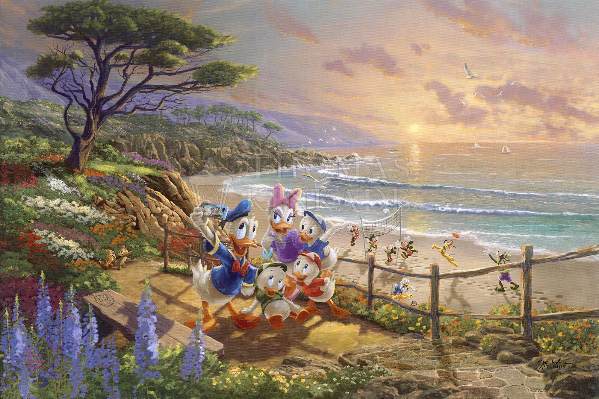 Disney Donald and Daisy - A Duck Day Afternoon - Limited Edition Canvas - Image 18