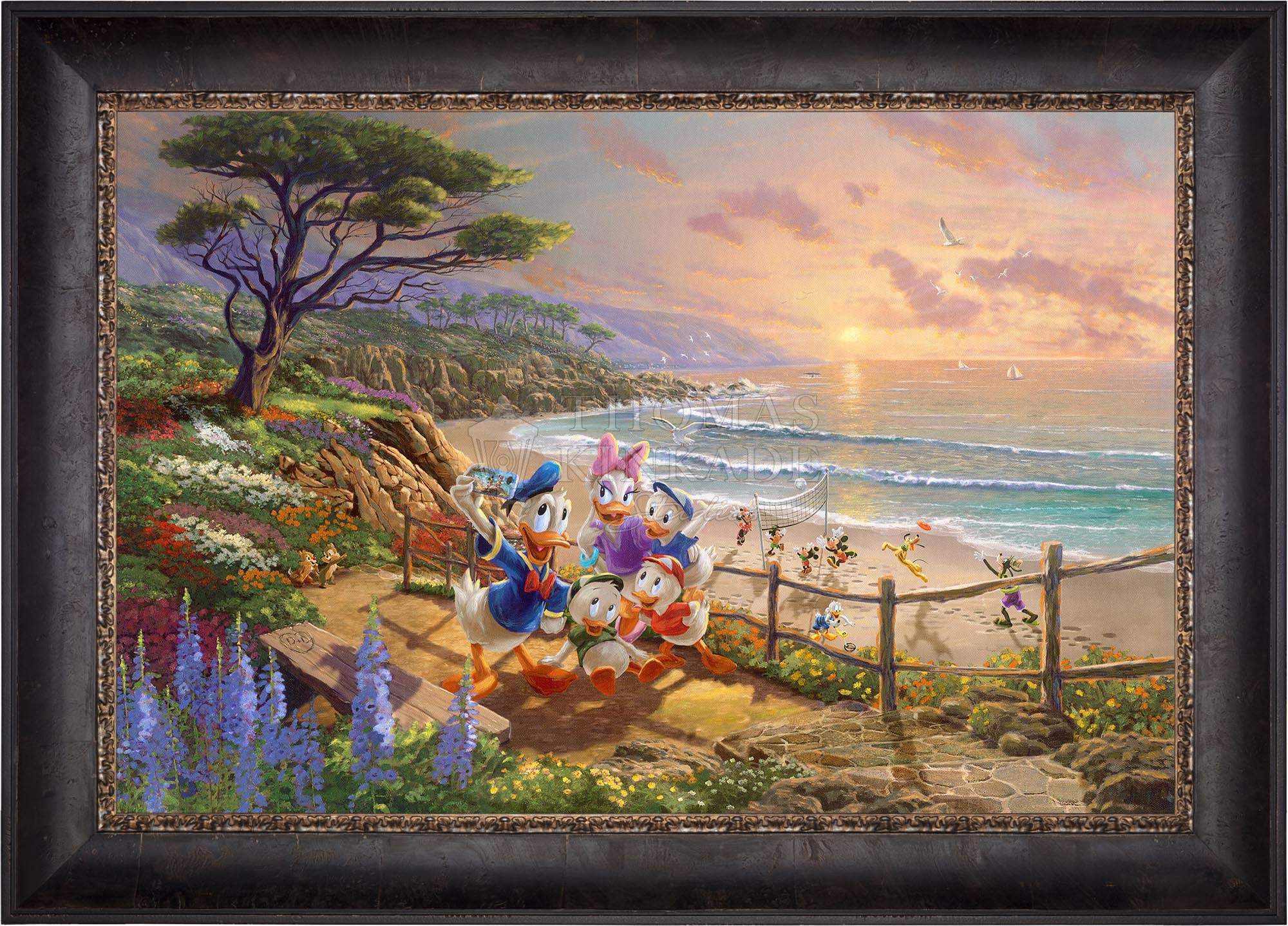 Disney Donald and Daisy - A Duck Day Afternoon - Limited Edition Canvas - Image 6