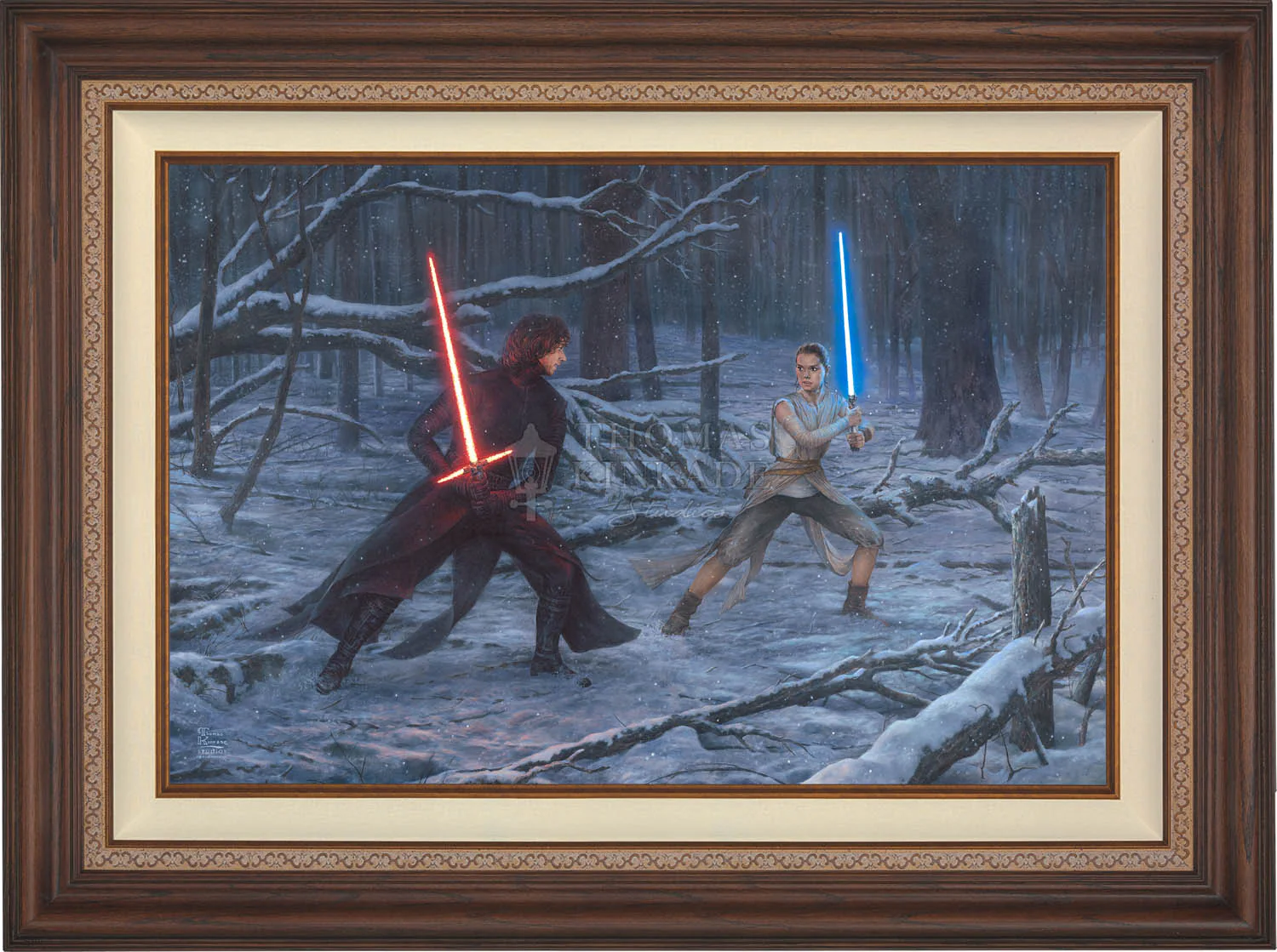 The Duel: Rey™ vs. Ren - Limited Edition Canvas - Image 10