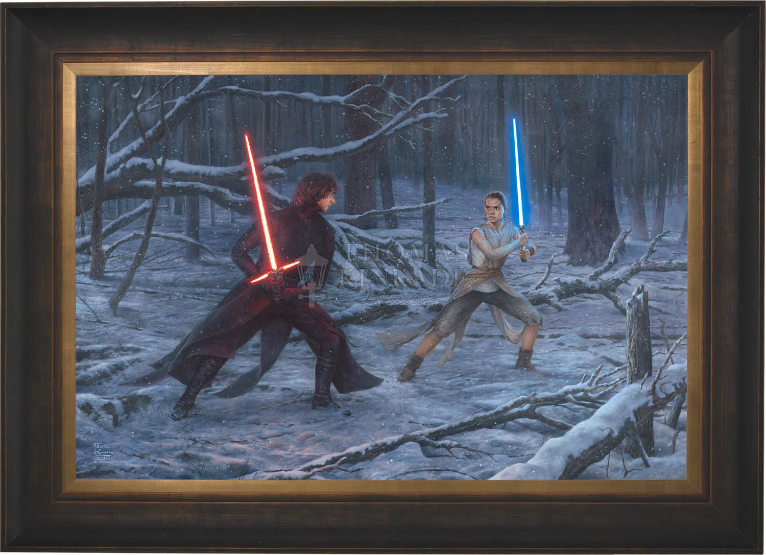 The Duel: Rey™ vs. Ren - Limited Edition Canvas - Image 11