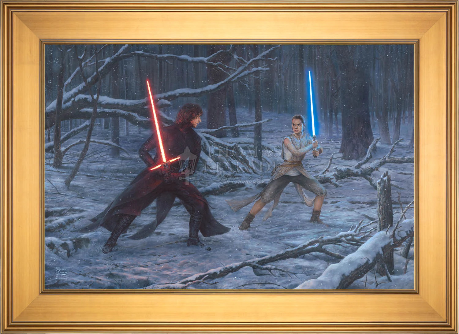 The Duel: Rey™ vs. Ren - Limited Edition Canvas - Image 14