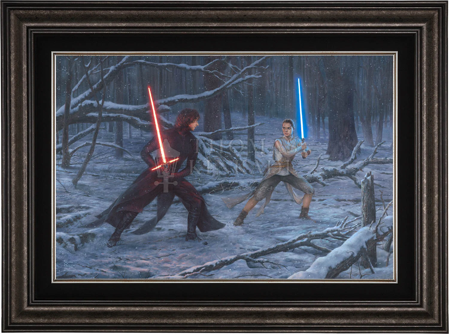 The Duel: Rey™ vs. Ren - Limited Edition Canvas - Image 9
