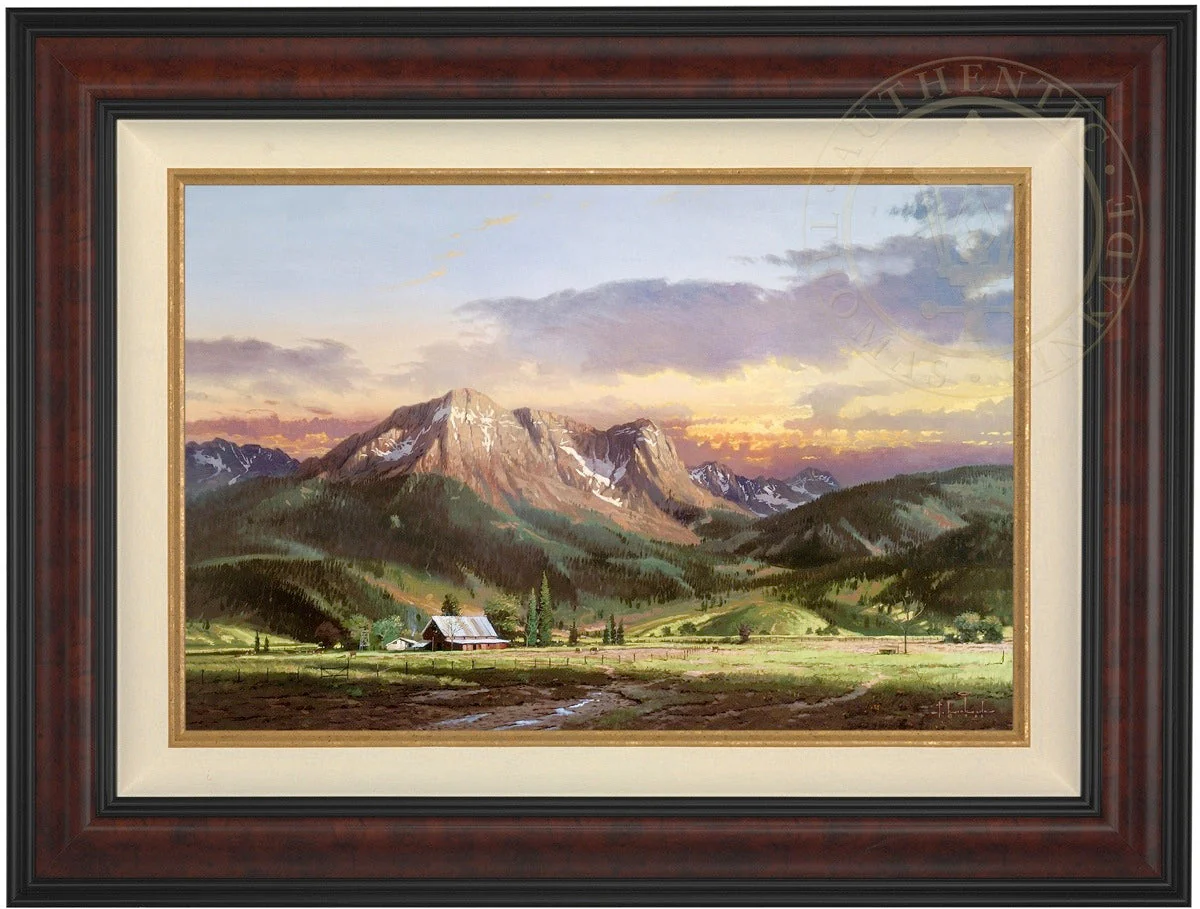 Dusk in the Valley - Limited Edition Canvas