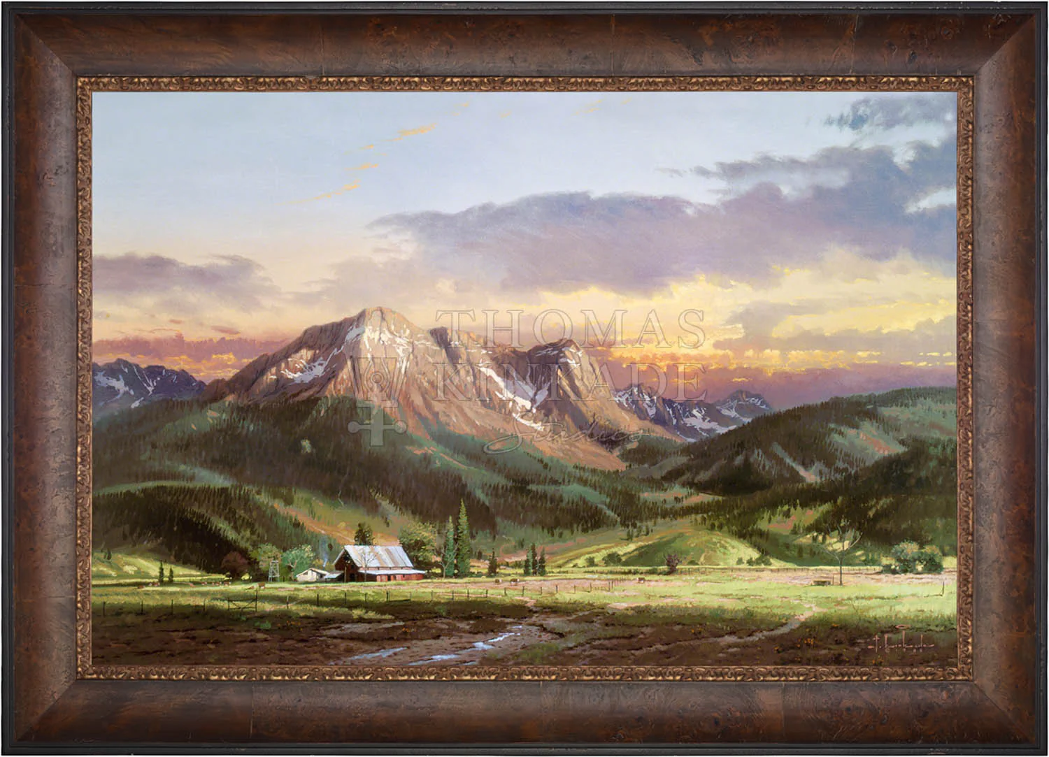 Dusk in the Valley - Limited Edition Canvas - Image 6