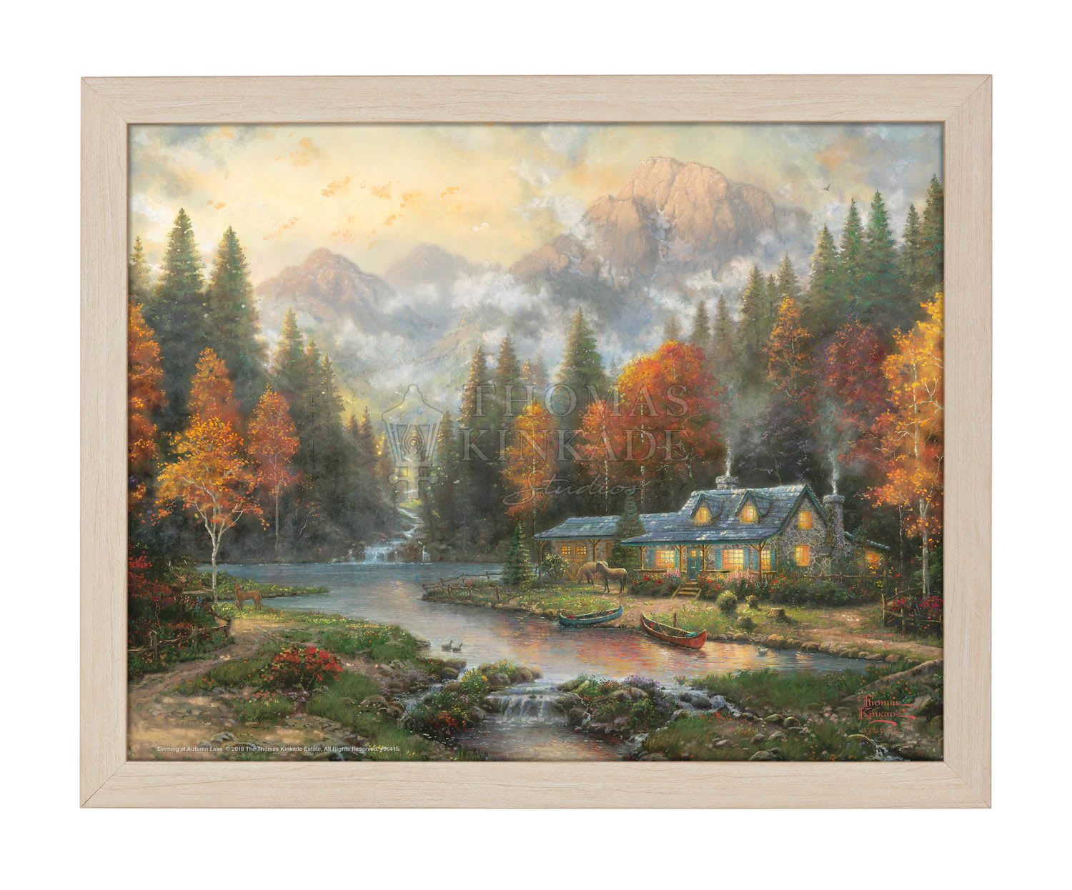 Evening at Autumn Lake - Art Prints - Image 4
