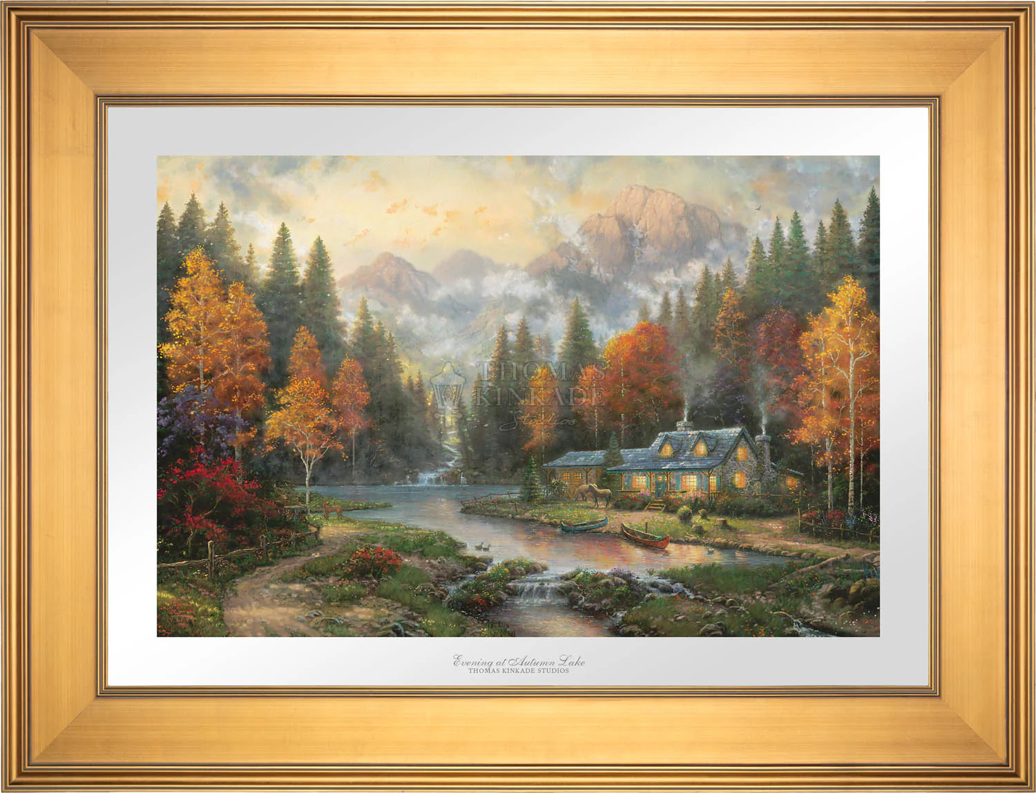 Evening at Autumn Lake - Limited Edition Paper - Image 3