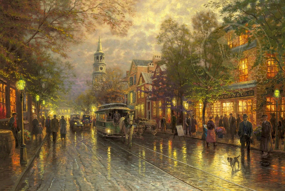 Evening on the Avenue - Limited Edition Canvas - Image 17