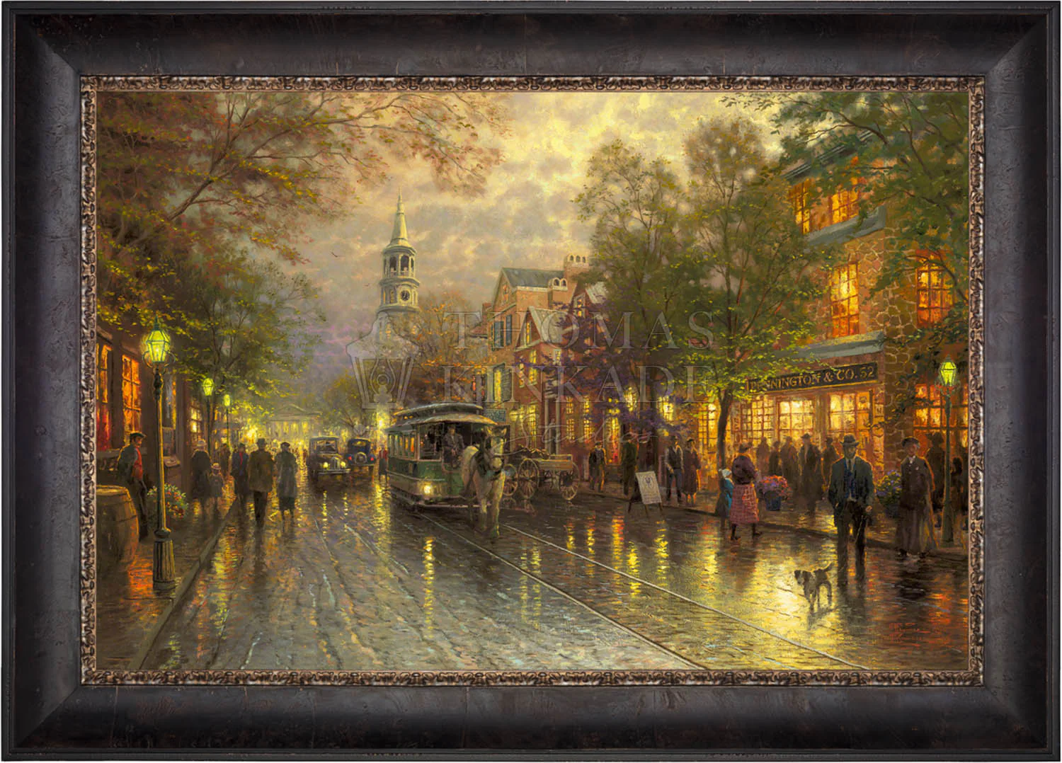 Evening on the Avenue - Limited Edition Canvas - Image 5