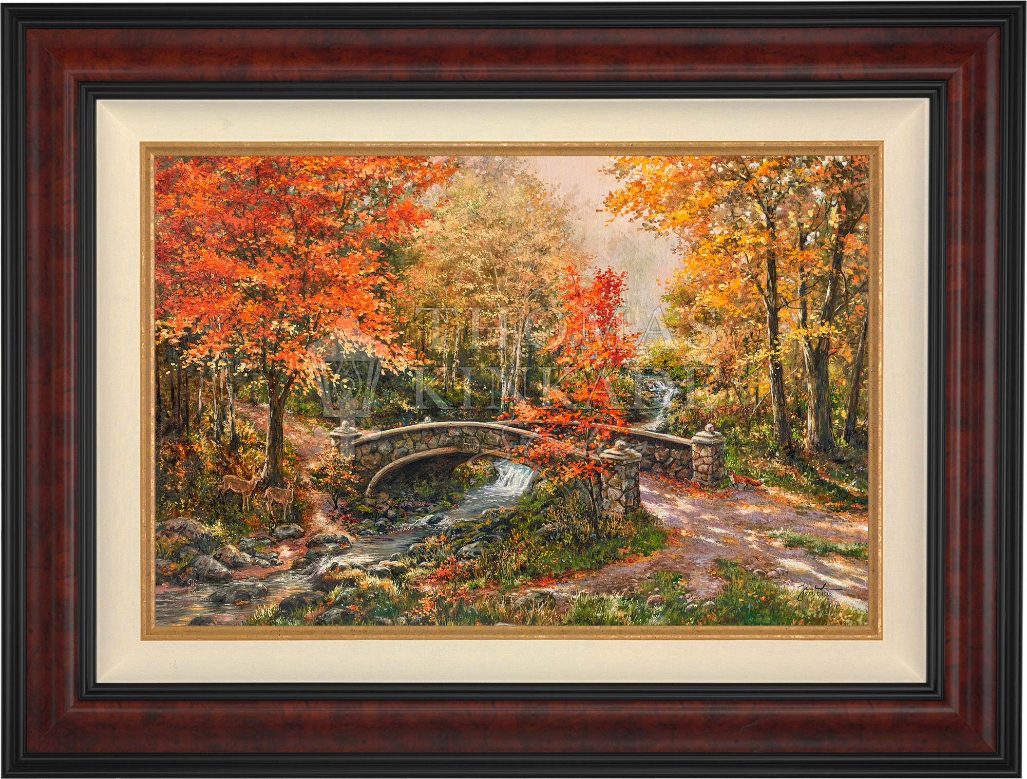 Fall at Fox Creek Bridge - Limited Edition Canvas