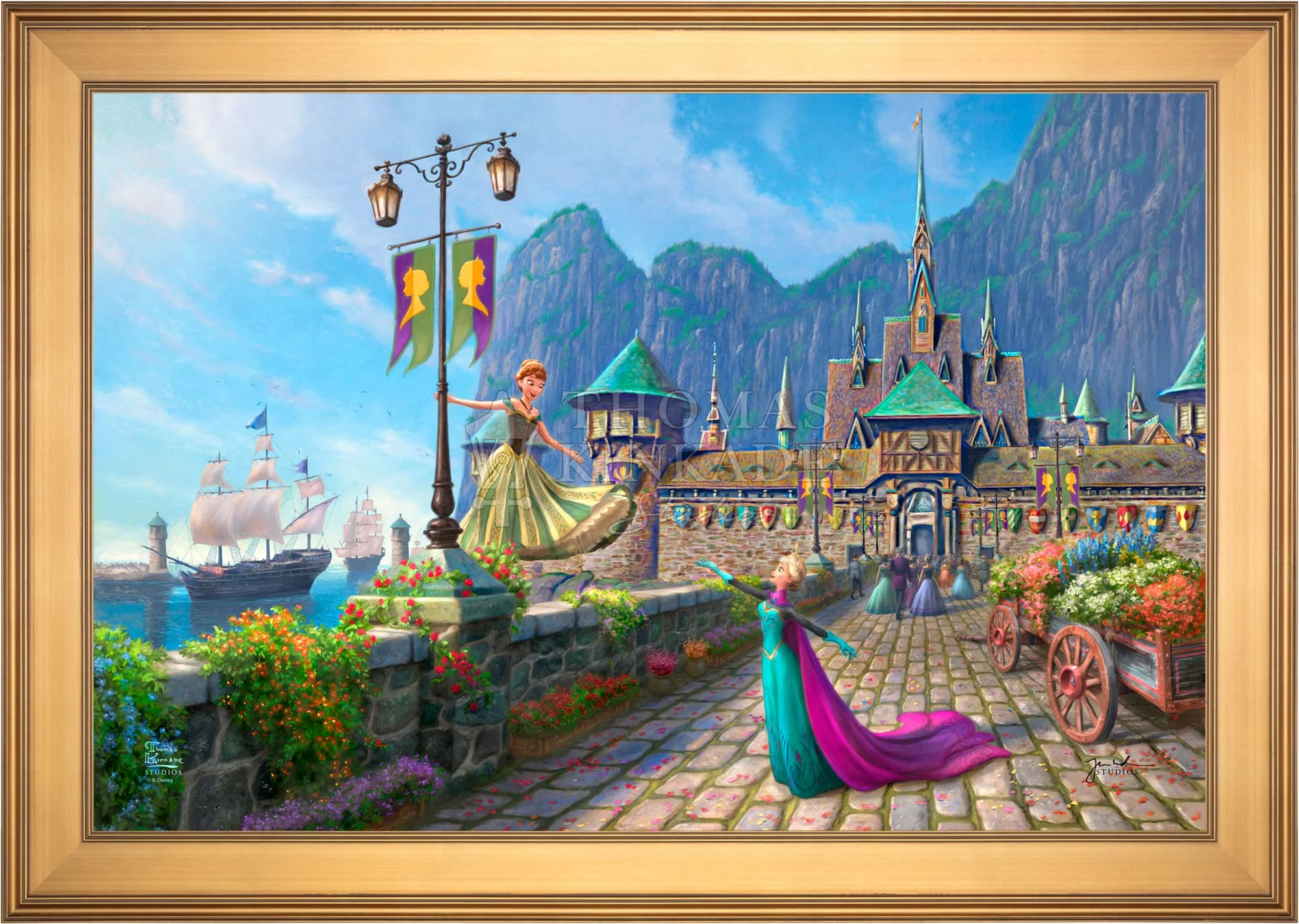 Disney Frozen Celebration in Arendelle - Limited Edition Canvas - Image 16
