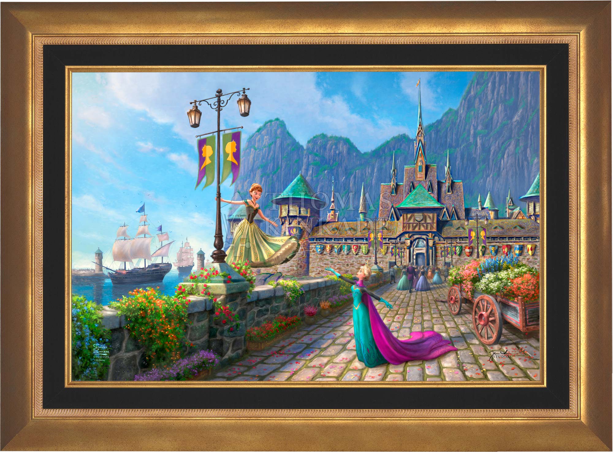Disney Frozen Celebration in Arendelle - Limited Edition Canvas - Image 5