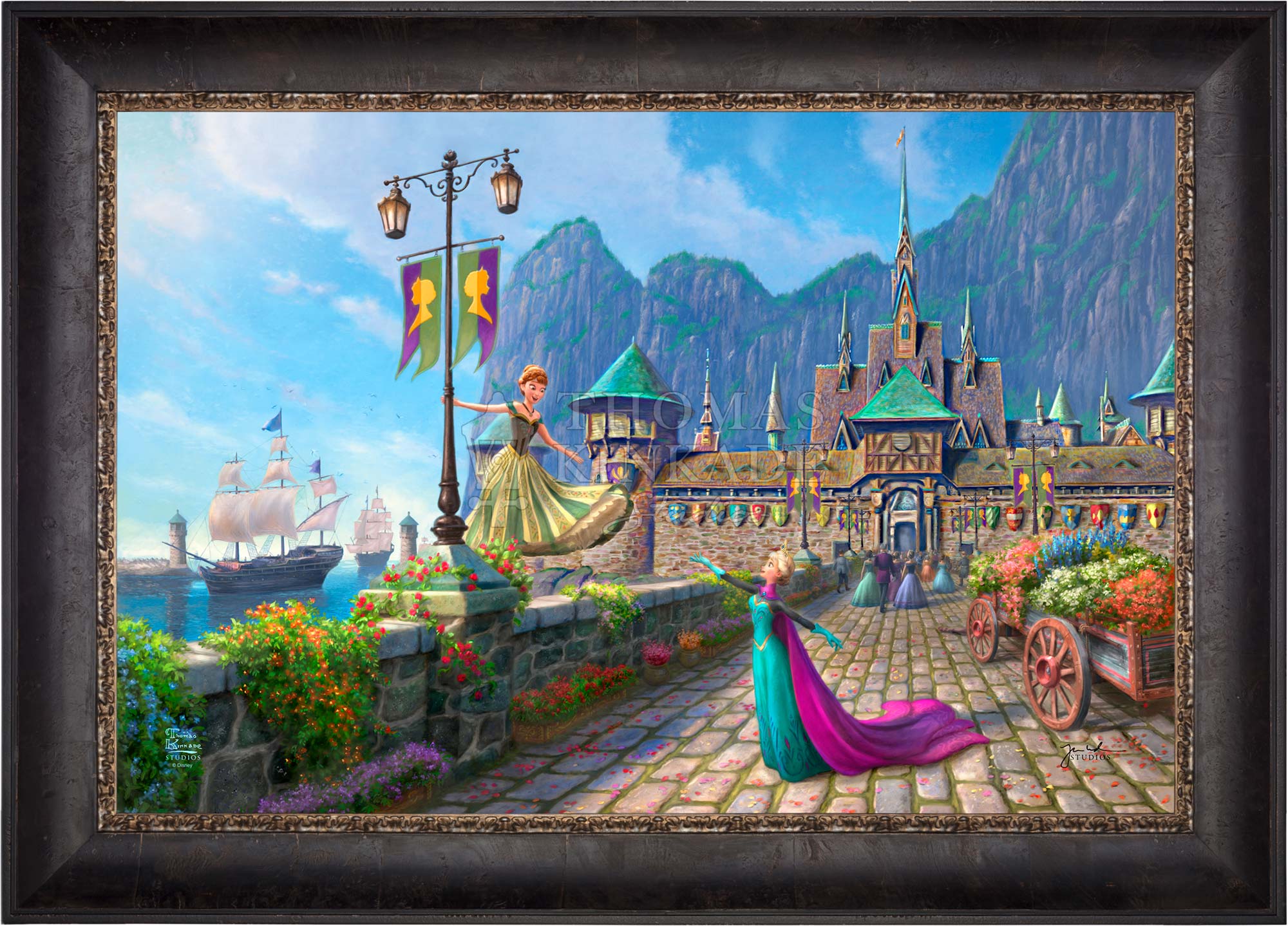 Disney Frozen Celebration in Arendelle - Limited Edition Canvas - Image 6