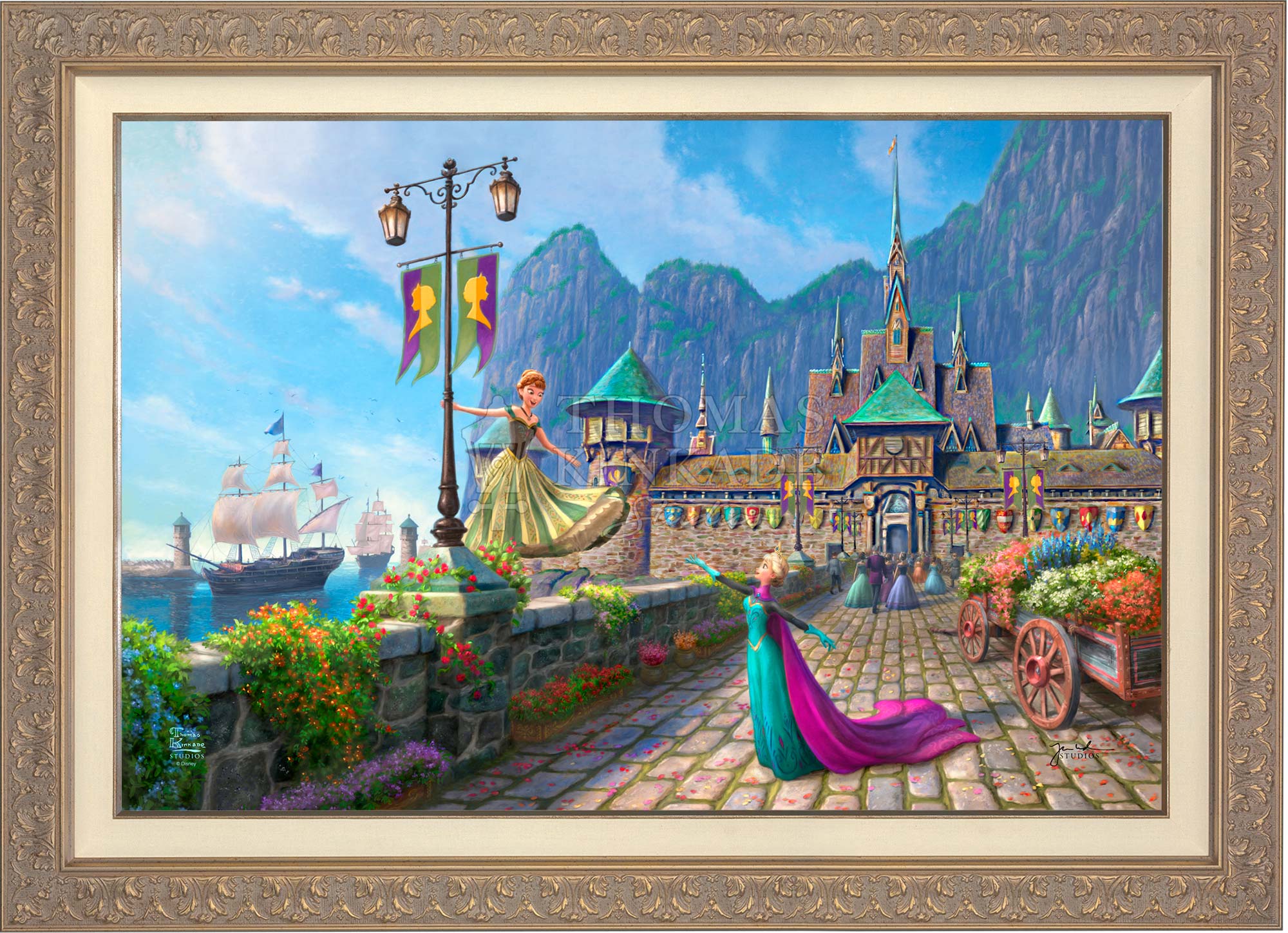 Disney Frozen Celebration in Arendelle - Limited Edition Canvas - Image 8