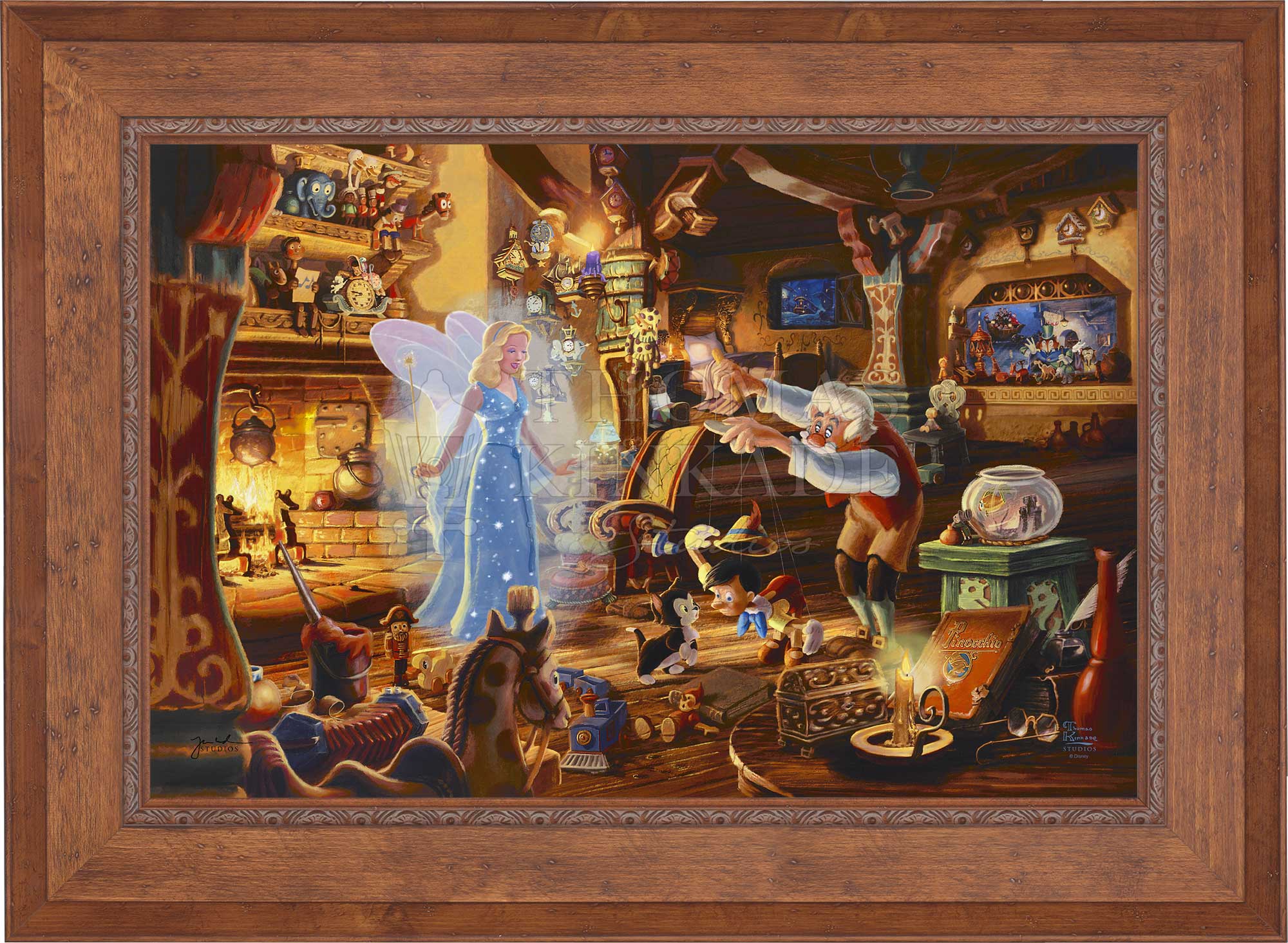 Disney Geppetto's Pinocchio - Limited Edition Canvas - Image 21
