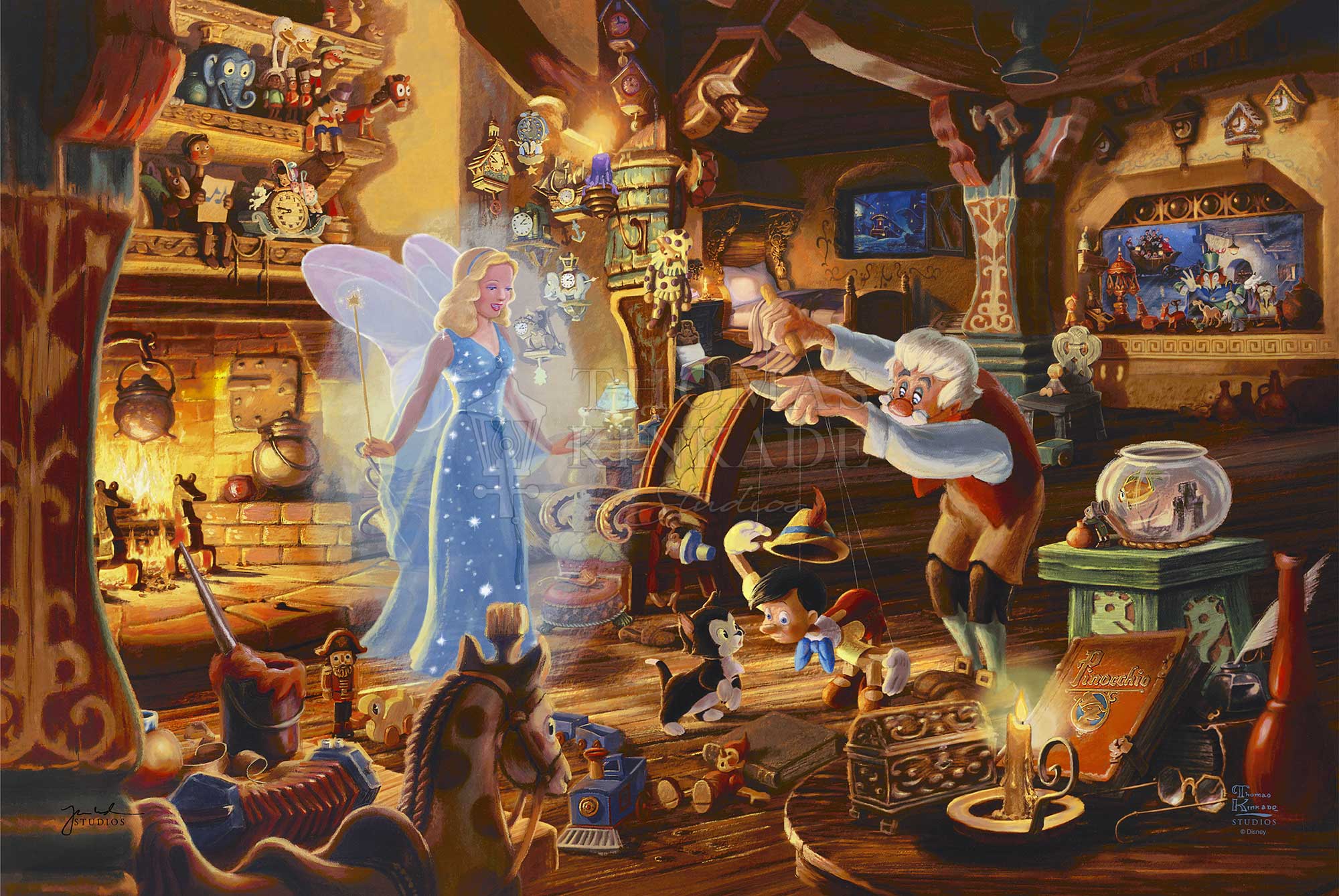 Disney Geppetto's Pinocchio - Jewel Edition Art - Image 17