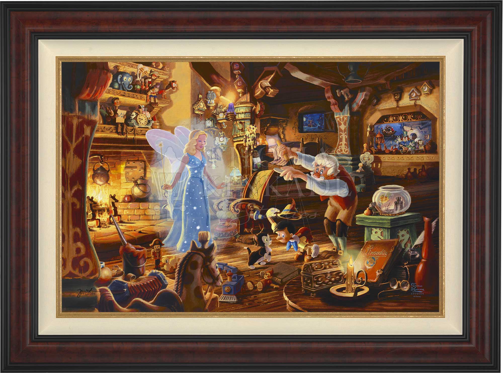 Disney Geppetto's Pinocchio - Jewel Edition Art - Image 4