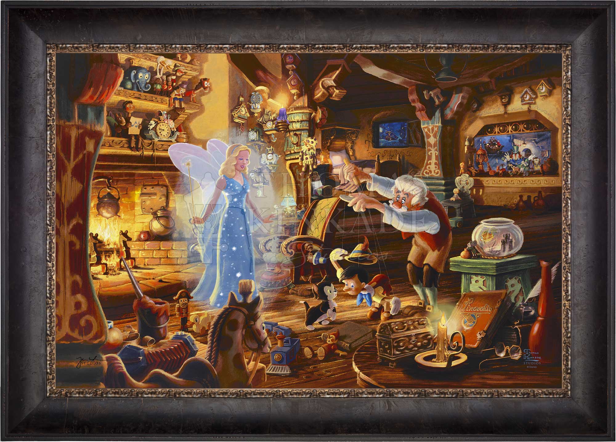 Disney Geppetto's Pinocchio - Jewel Edition Art - Image 5
