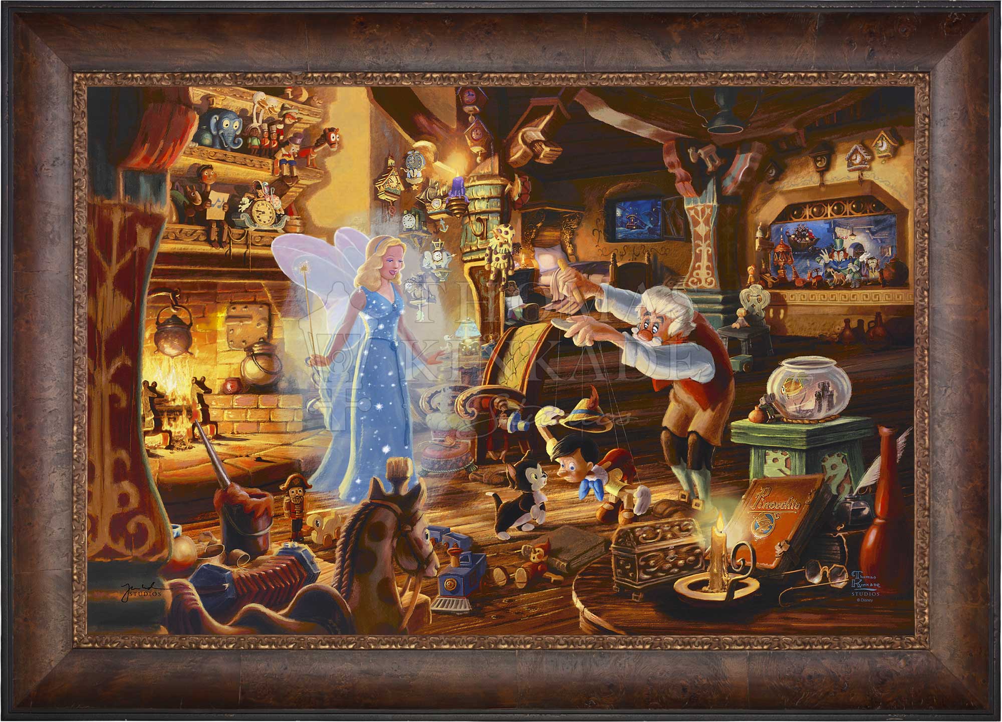 Disney Geppetto's Pinocchio - Jewel Edition Art - Image 6
