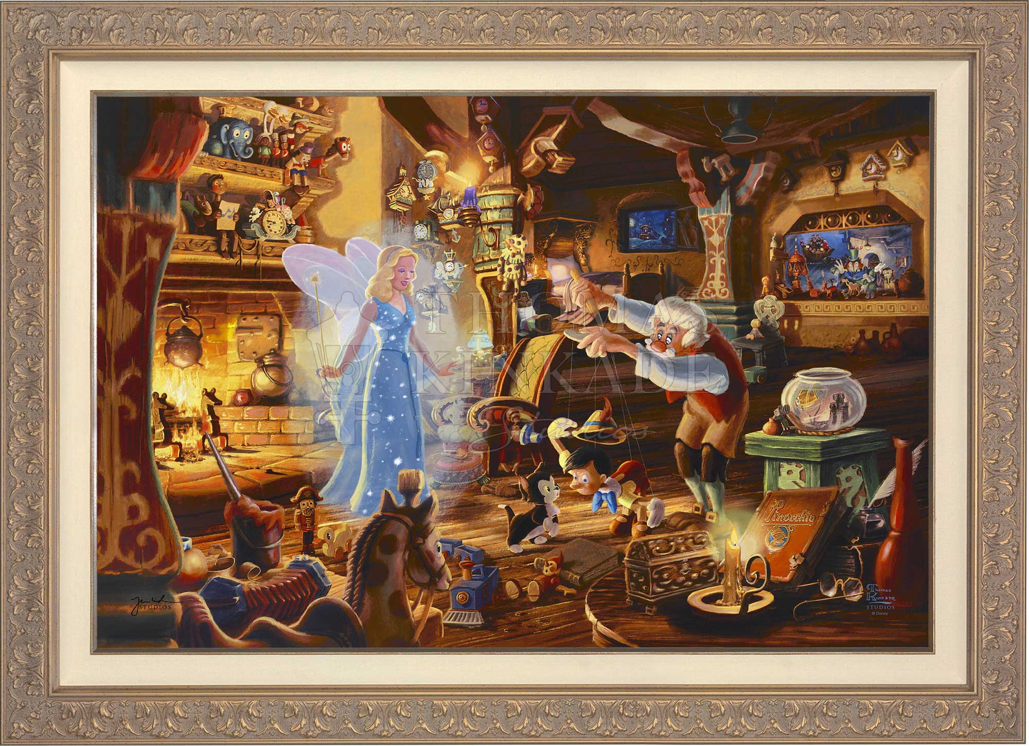 Disney Geppetto's Pinocchio - Jewel Edition Art - Image 7