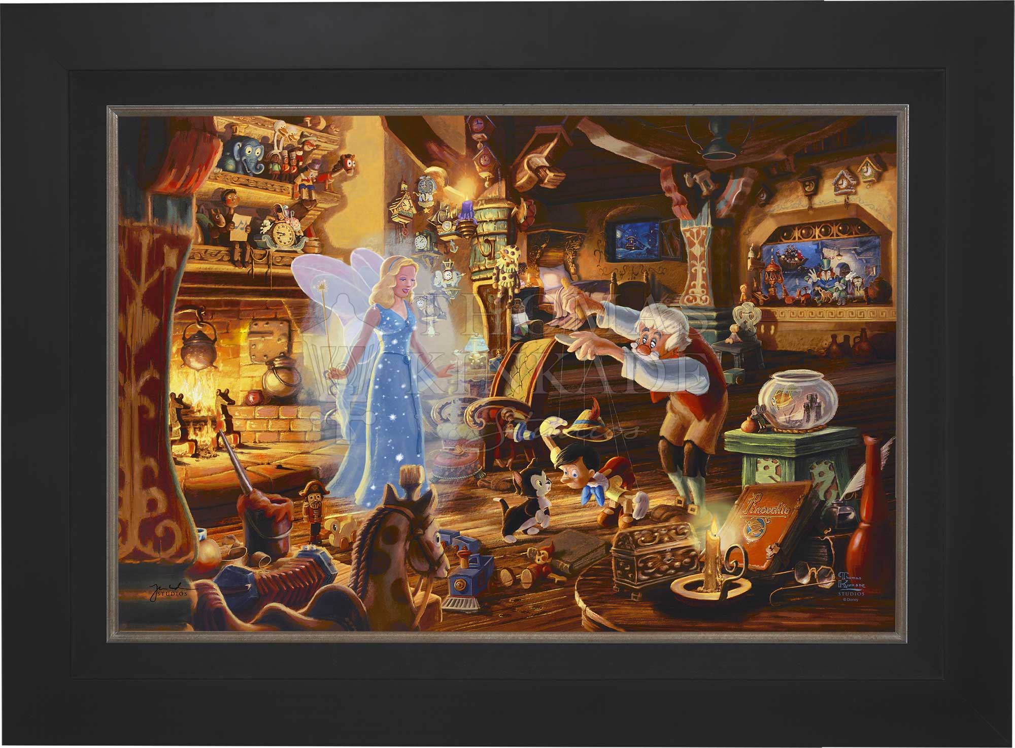 Disney Geppetto's Pinocchio - Jewel Edition Art - Image 8
