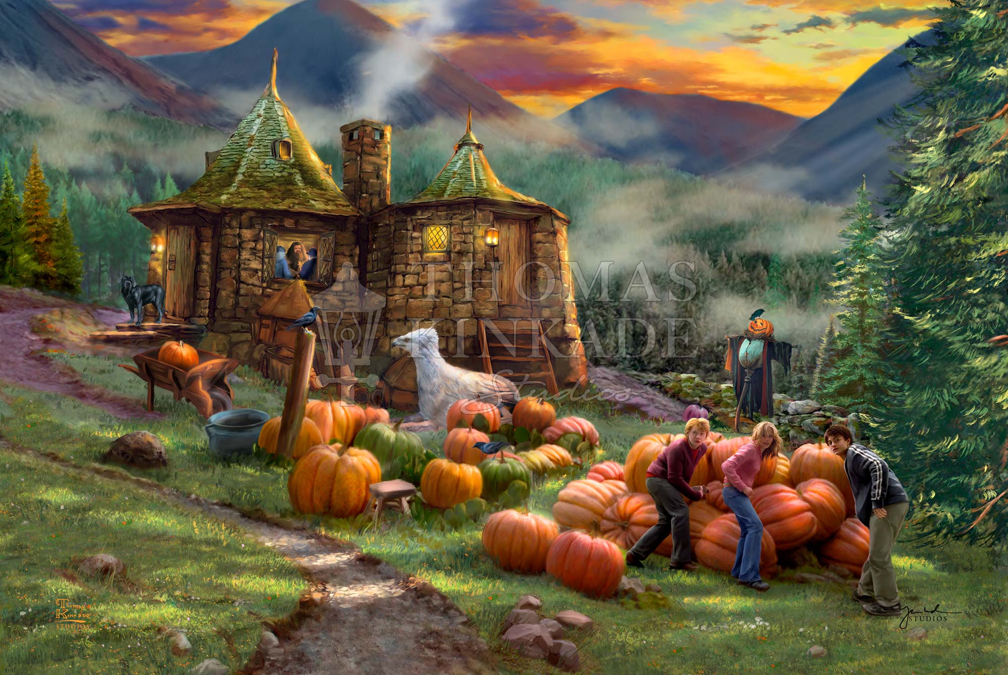Harry Potter™ Hagrid's Hut - Limited Edition Canvas - Image 2