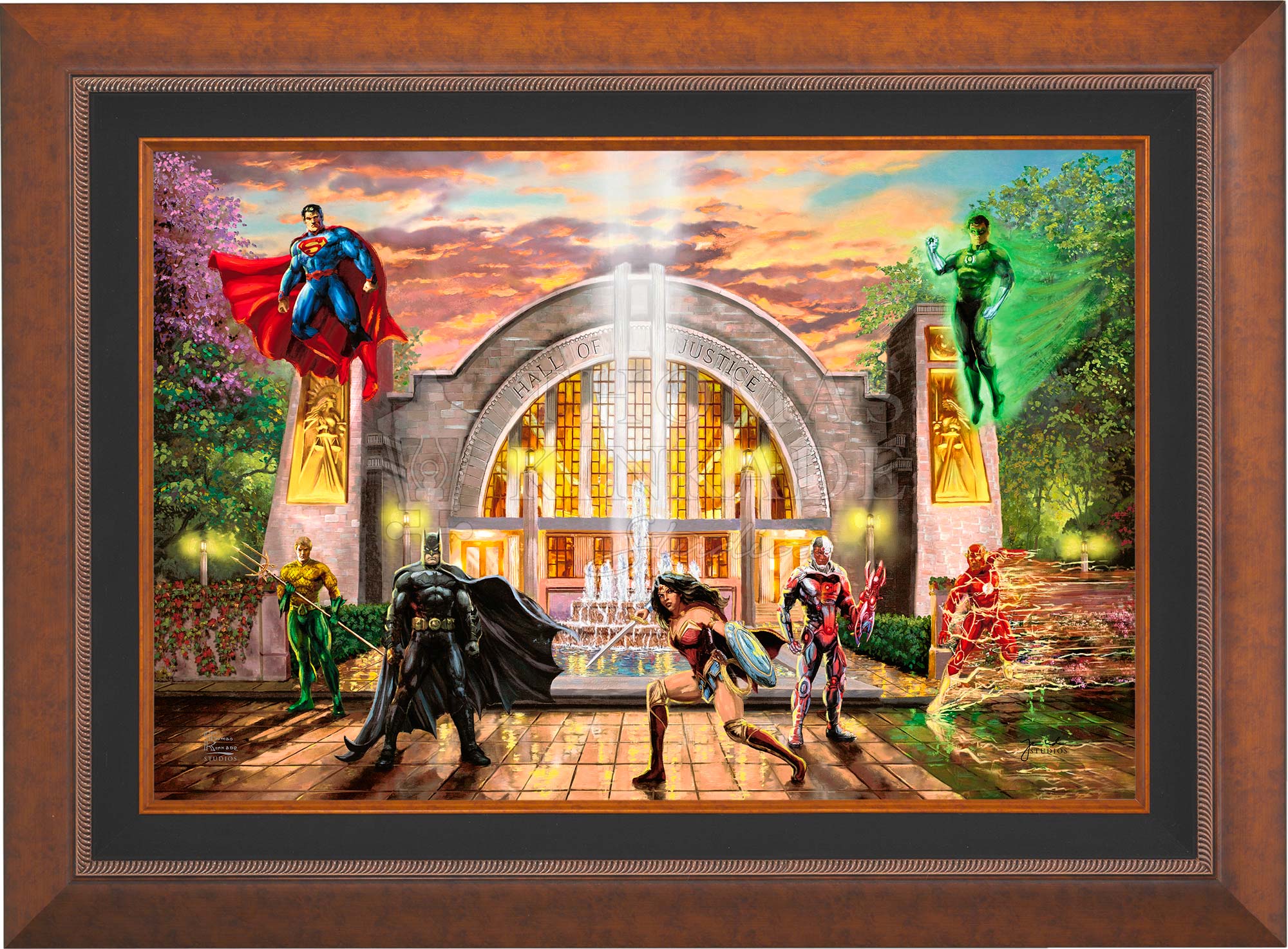 Hall of Justice - Limited Edition Canvas - Image 3