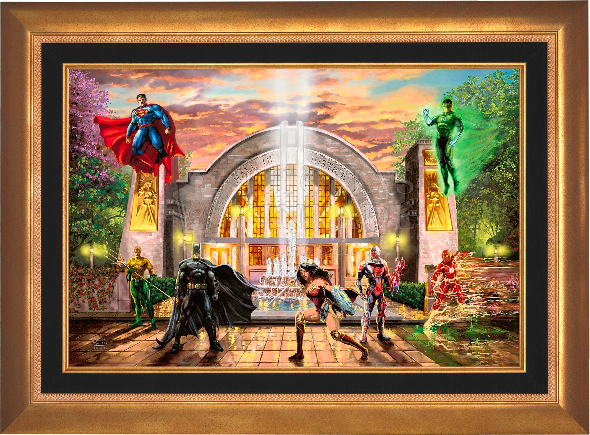Hall of Justice - Limited Edition Canvas - Image 4