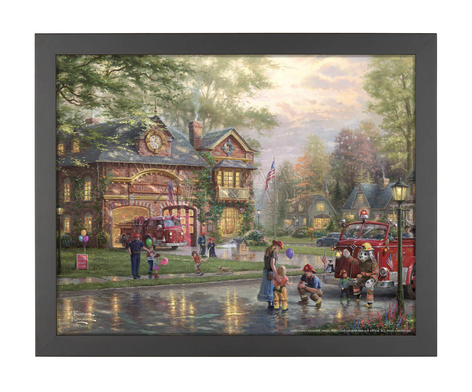 Hometown Firehouse - Art Prints