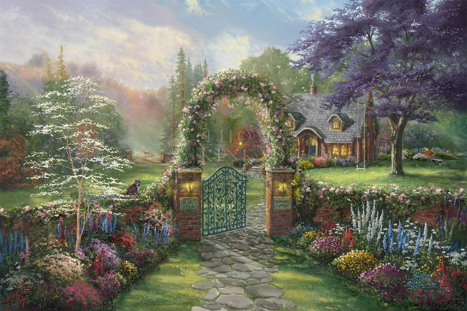 Hummingbird Cottage - Limited Edition Canvas - Image 17