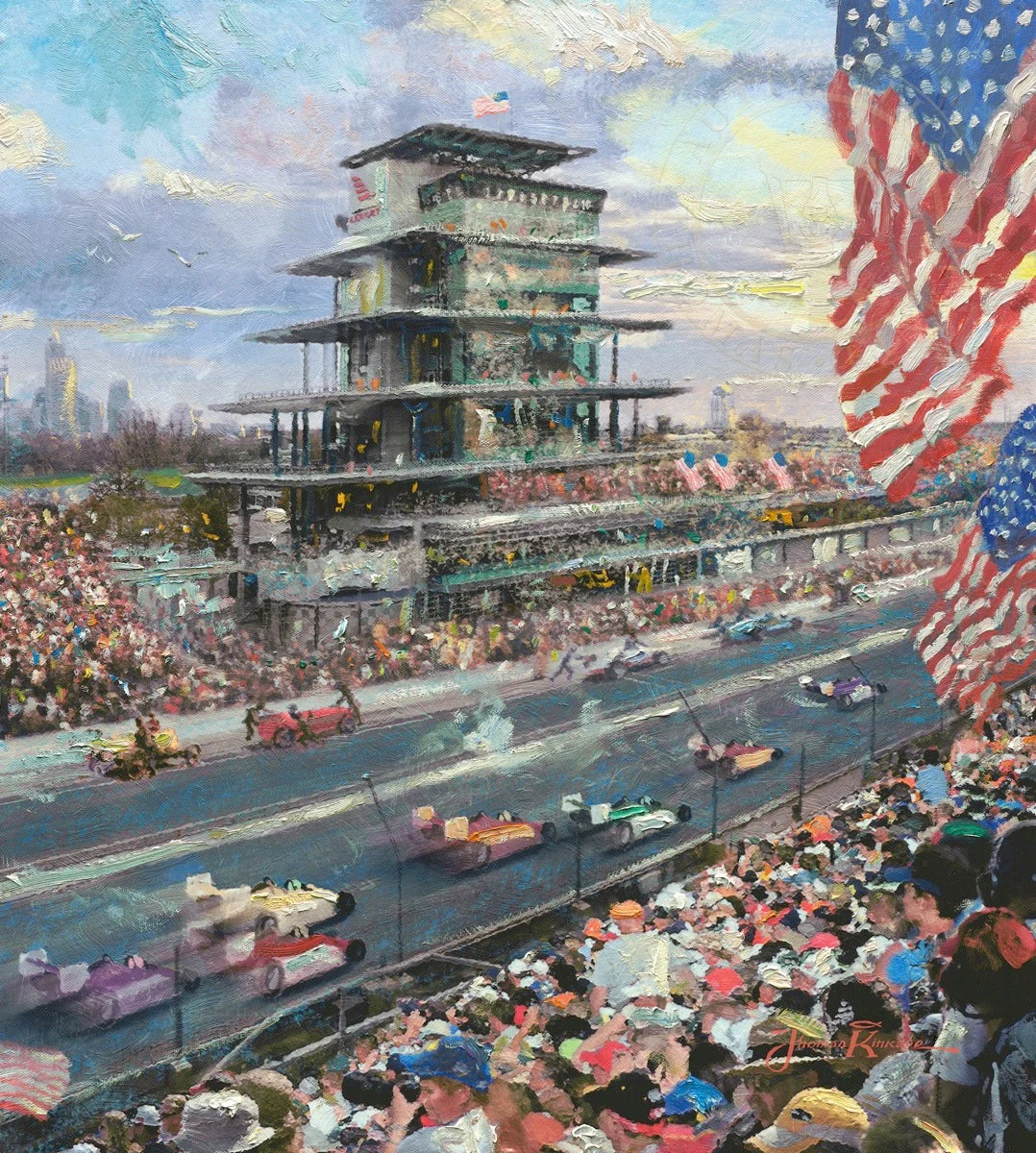 Indianapolis Motor Speedway®, 100th Anniversary Study - Limited Edition Canvas - Image 17