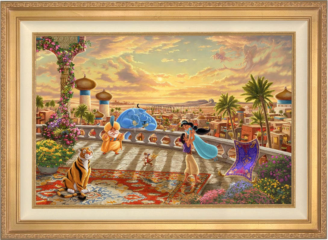 Disney Jasmine Dancing in the Desert Sunset - Jewel Edition Art - Image 2