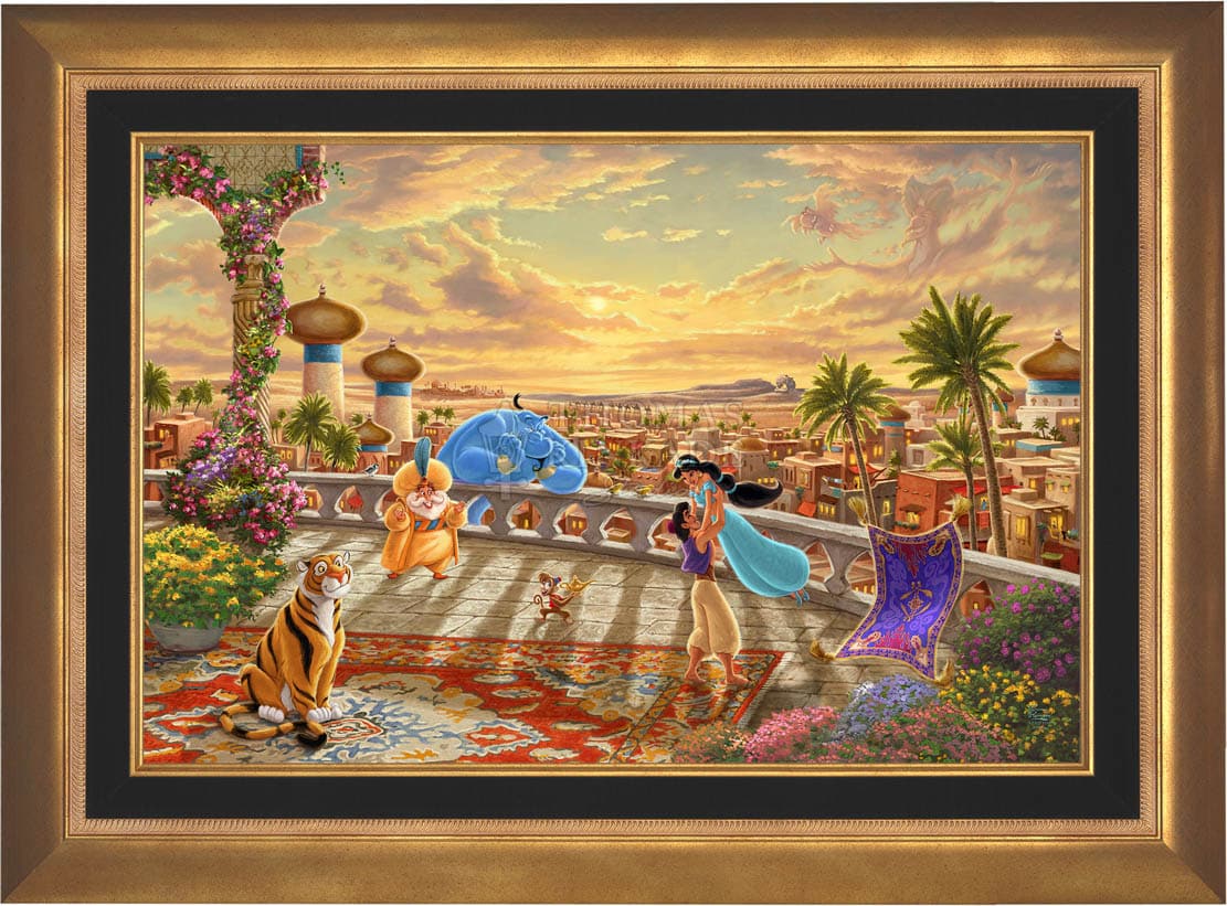 Disney Jasmine Dancing in the Desert Sunset - Jewel Edition Art - Image 4