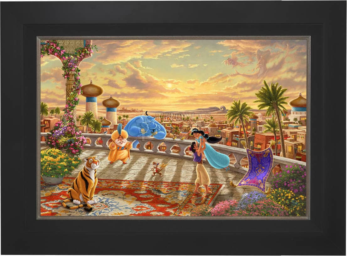 Disney Jasmine Dancing in the Desert Sunset - Jewel Edition Art - Image 9