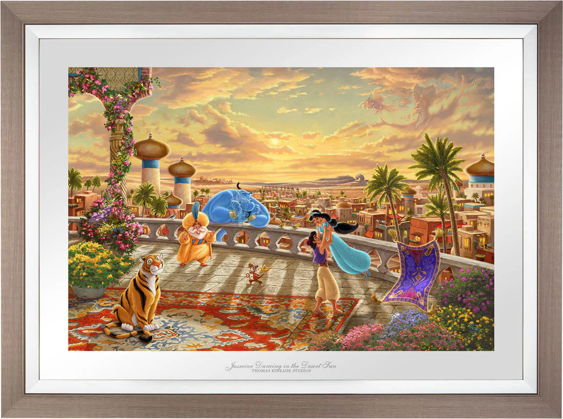 Disney Jasmine Dancing in the Desert Sunset - Limited Edition Paper - Image 6
