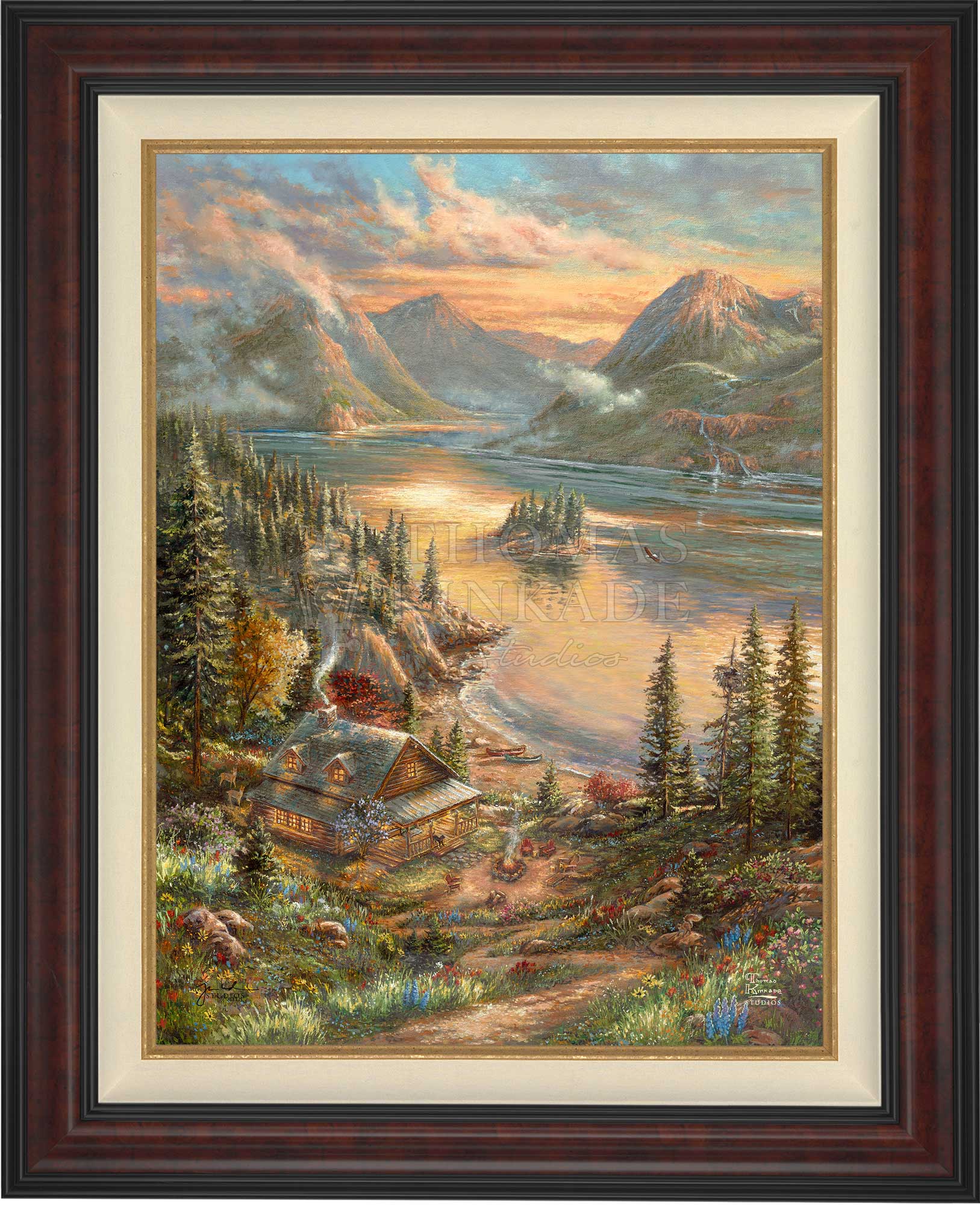 Lakeside Splendor - Limited Edition Canvas