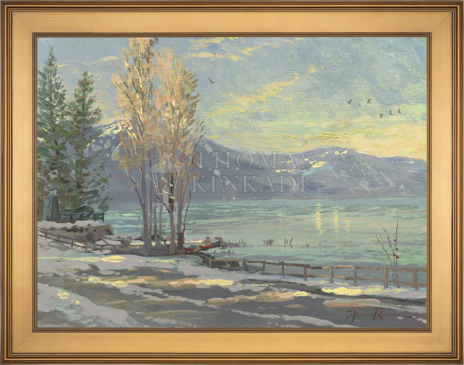 Lake Tahoe Shoreline, Winter - Limited Edition Canvas - Image 15