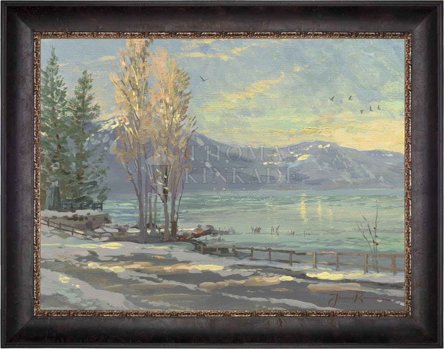 Lake Tahoe Shoreline, Winter - Limited Edition Canvas - Image 5