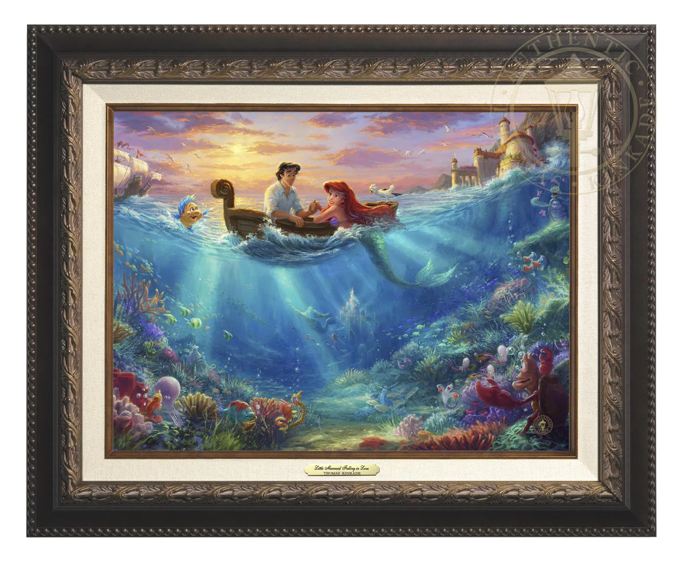 Disney The Little Mermaid Falling in Love - Canvas Classics