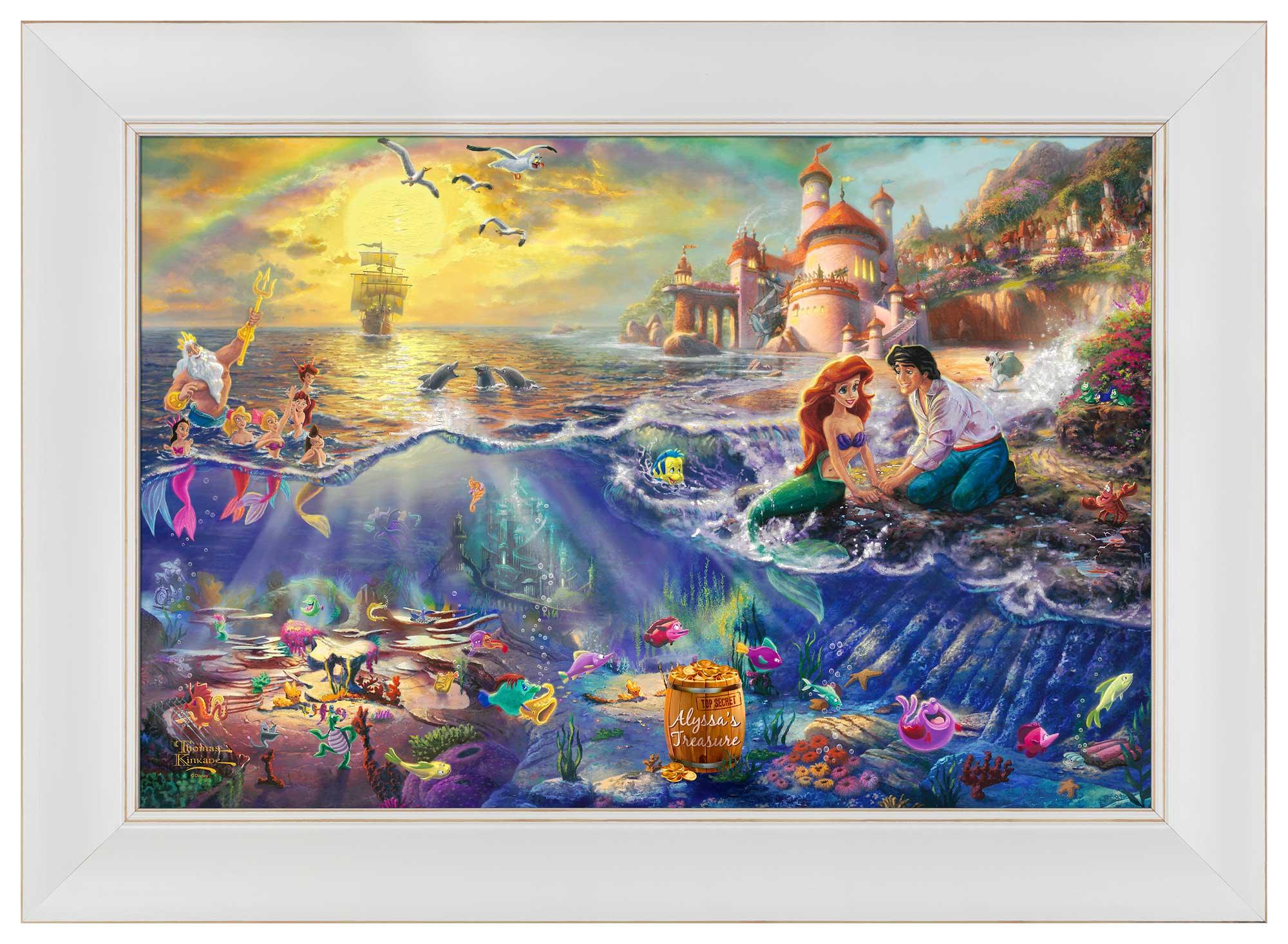 Disney The Little Mermaid - Personalized Framed Canvas - Image 5